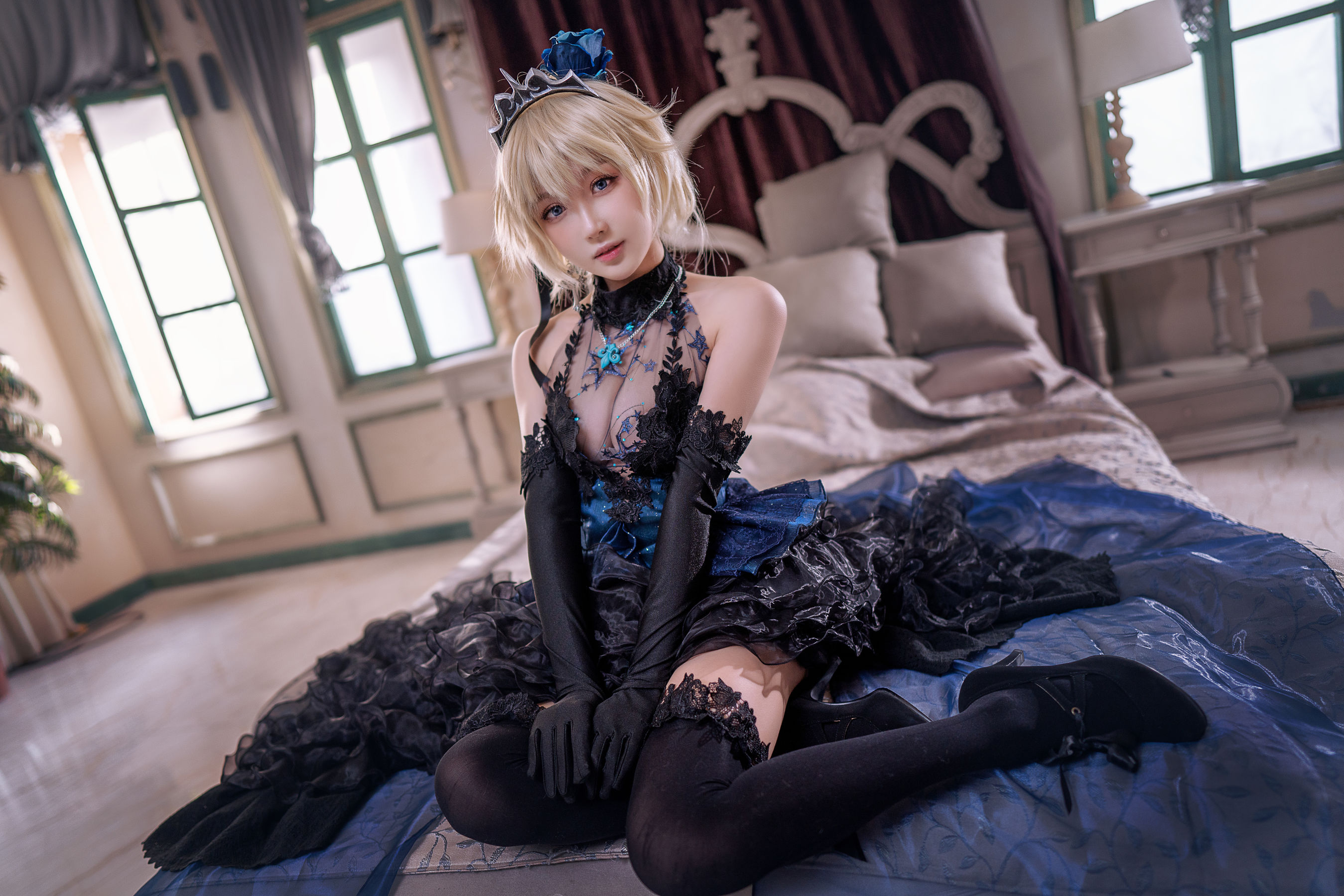 动漫博主阿包也是兔娘 - 贞德婚纱-图21