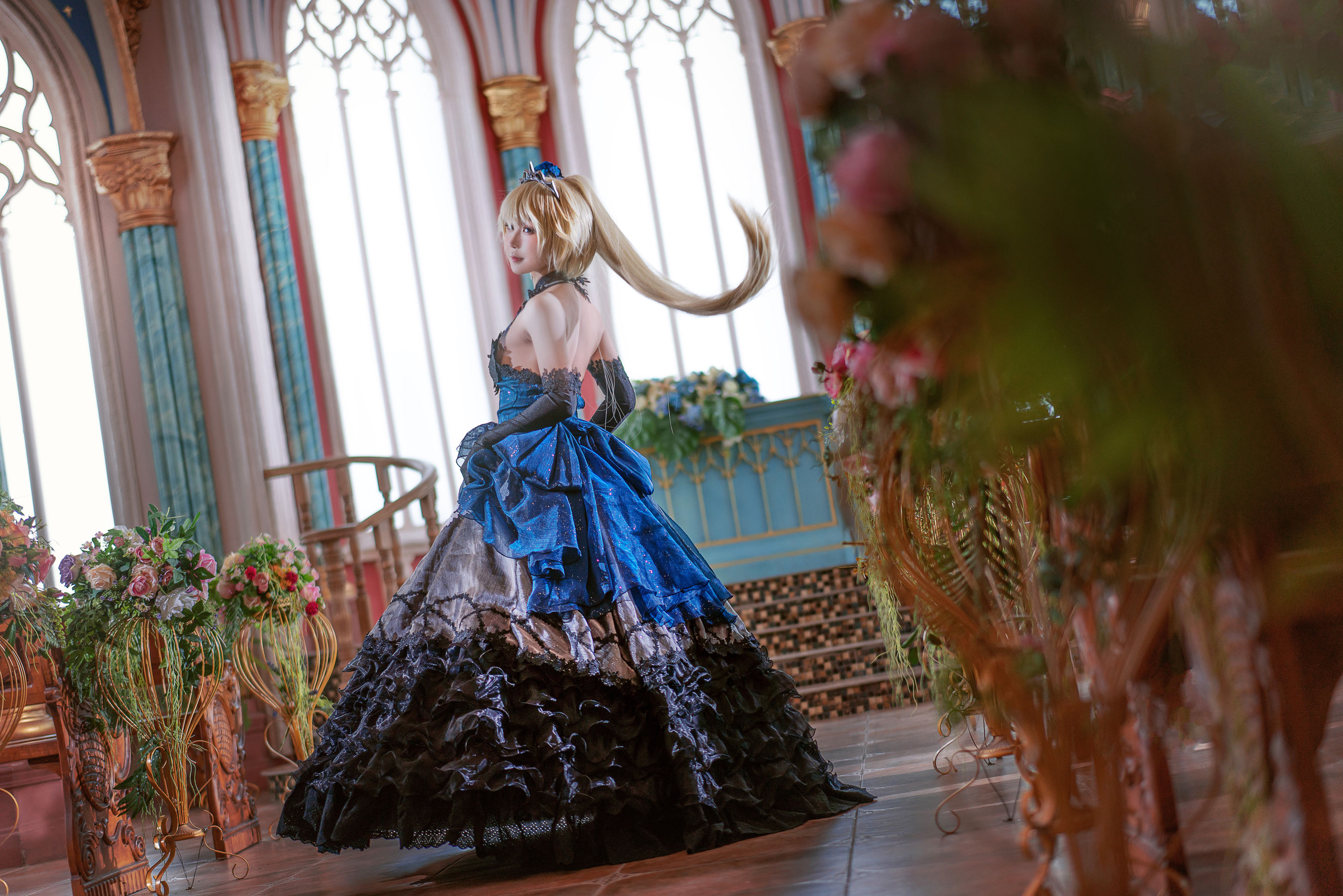 动漫博主阿包也是兔娘 - 贞德婚纱-图2