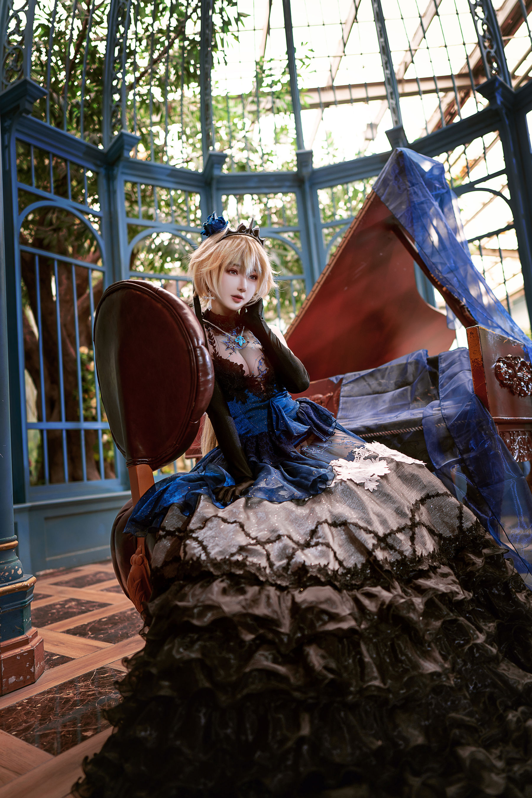 动漫博主阿包也是兔娘 - 贞德婚纱-图6