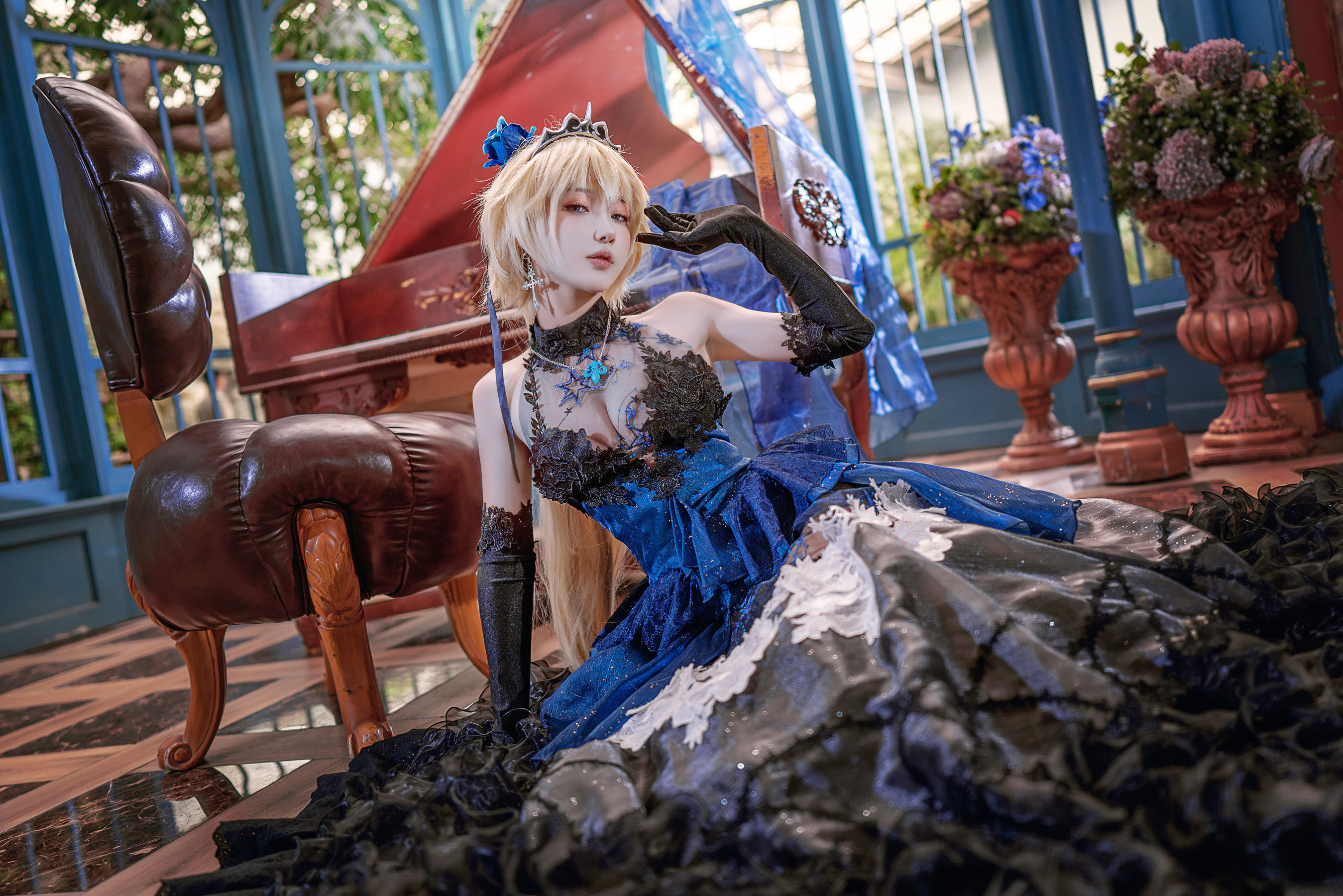 动漫博主阿包也是兔娘 - 贞德婚纱-图8