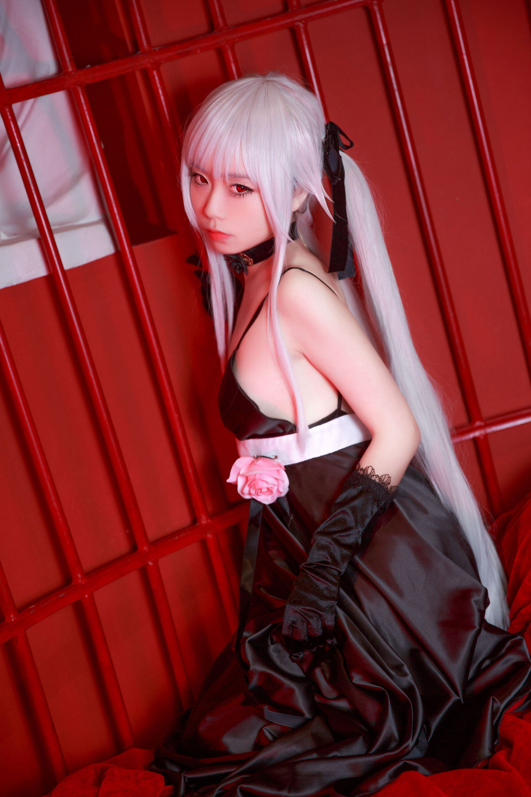 动漫博主G44不会受伤 - 雾枝黑裙礼服-图10