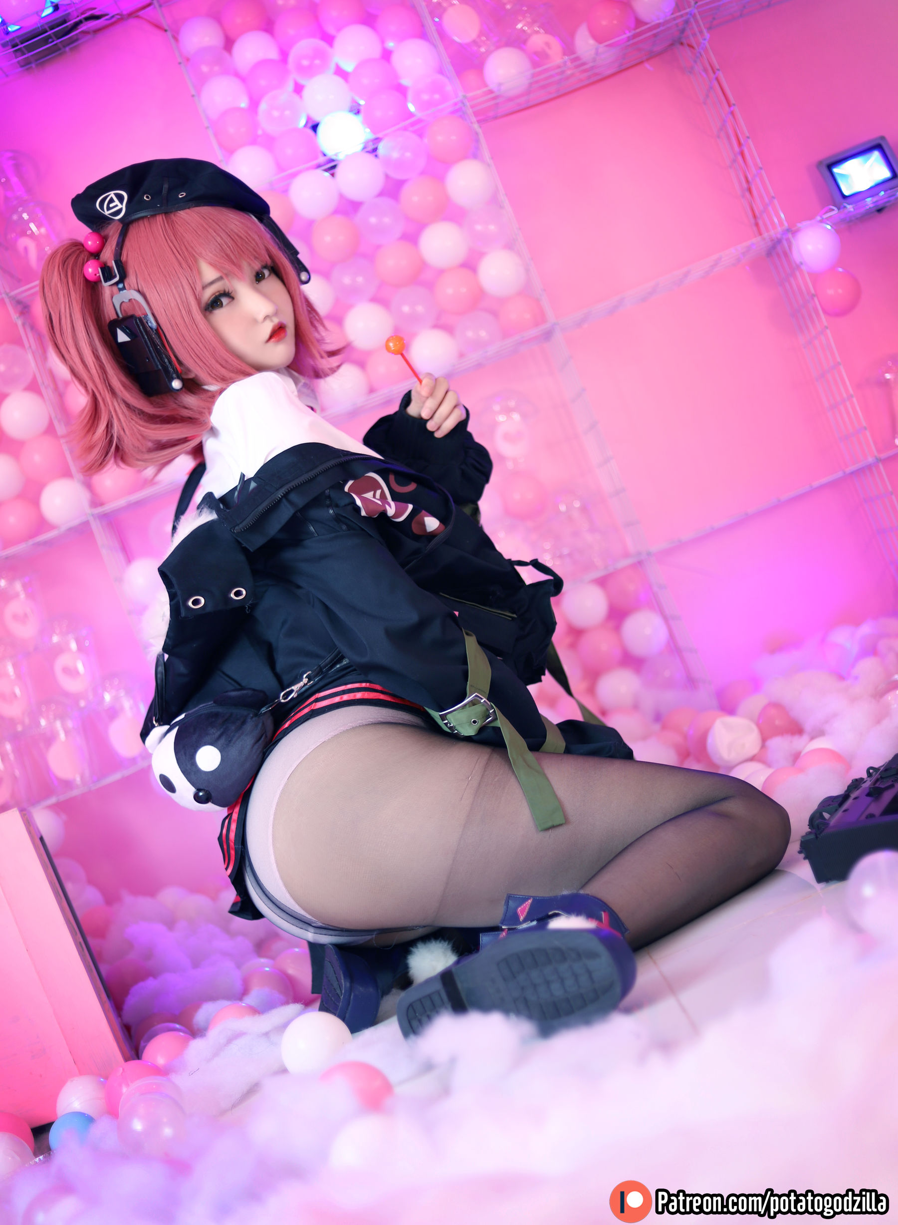 Coser小姐姐Potato Godzilla - MP7 (Girls Frontline)-图11