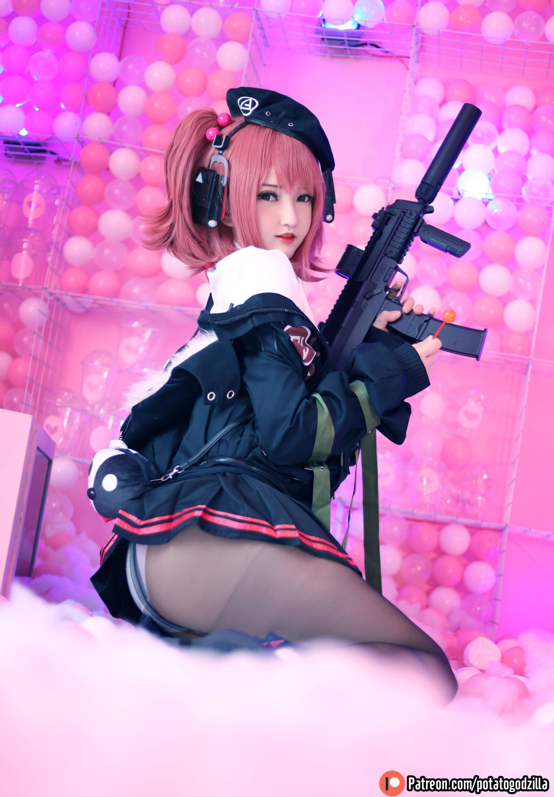 Coser小姐姐Potato Godzilla - MP7 (Girls Frontline)-图12