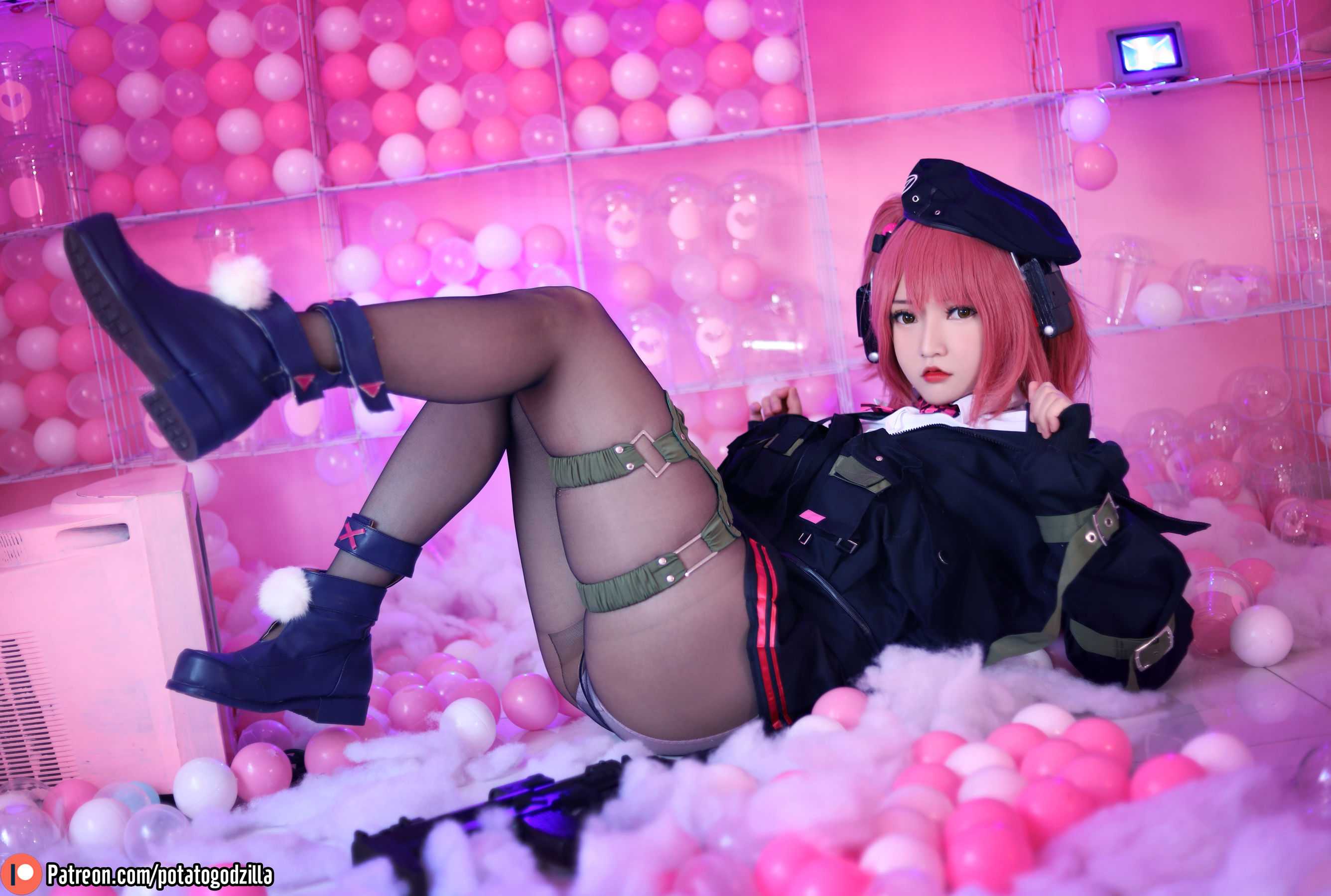 Coser小姐姐Potato Godzilla - MP7 (Girls Frontline)-图14