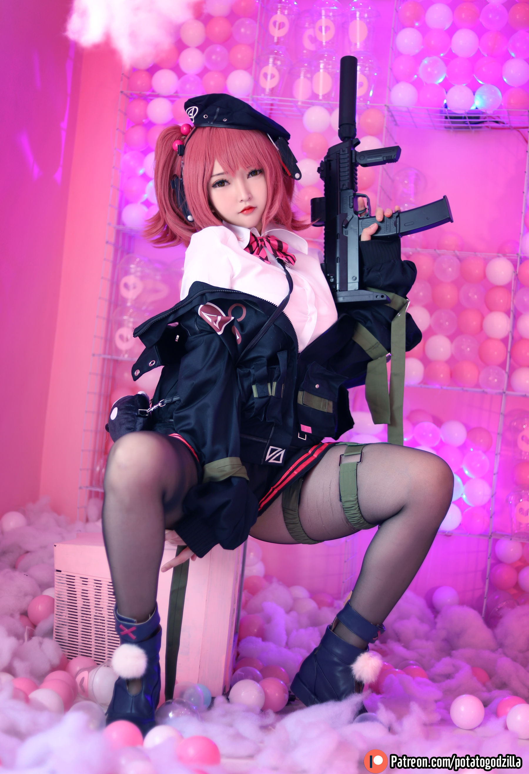 Coser小姐姐Potato Godzilla - MP7 (Girls Frontline)-图15