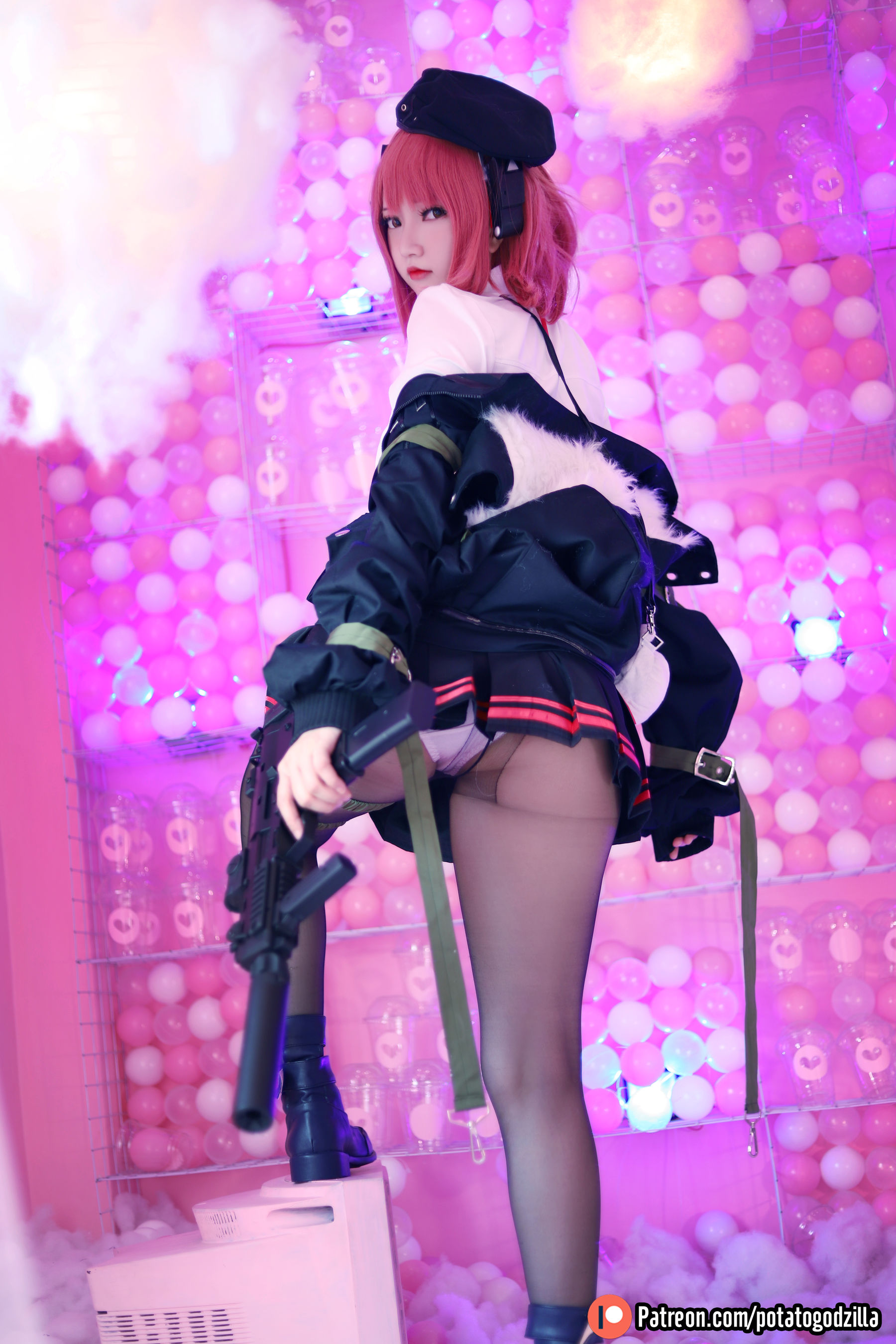 Coser小姐姐Potato Godzilla - MP7 (Girls Frontline)-图17