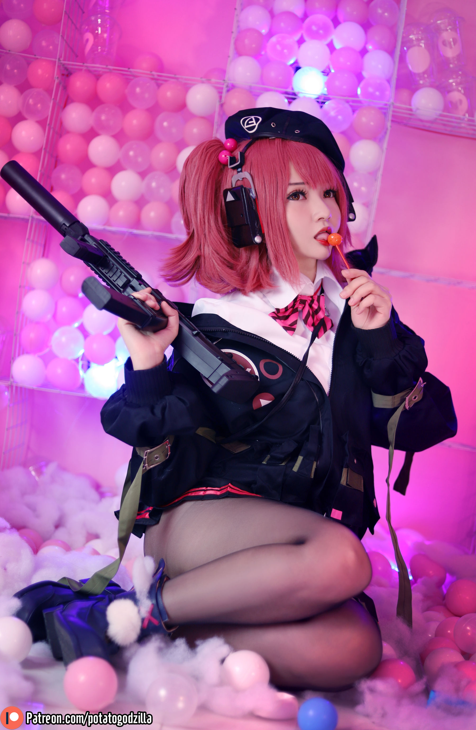 Coser小姐姐Potato Godzilla - MP7 (Girls Frontline)-图1