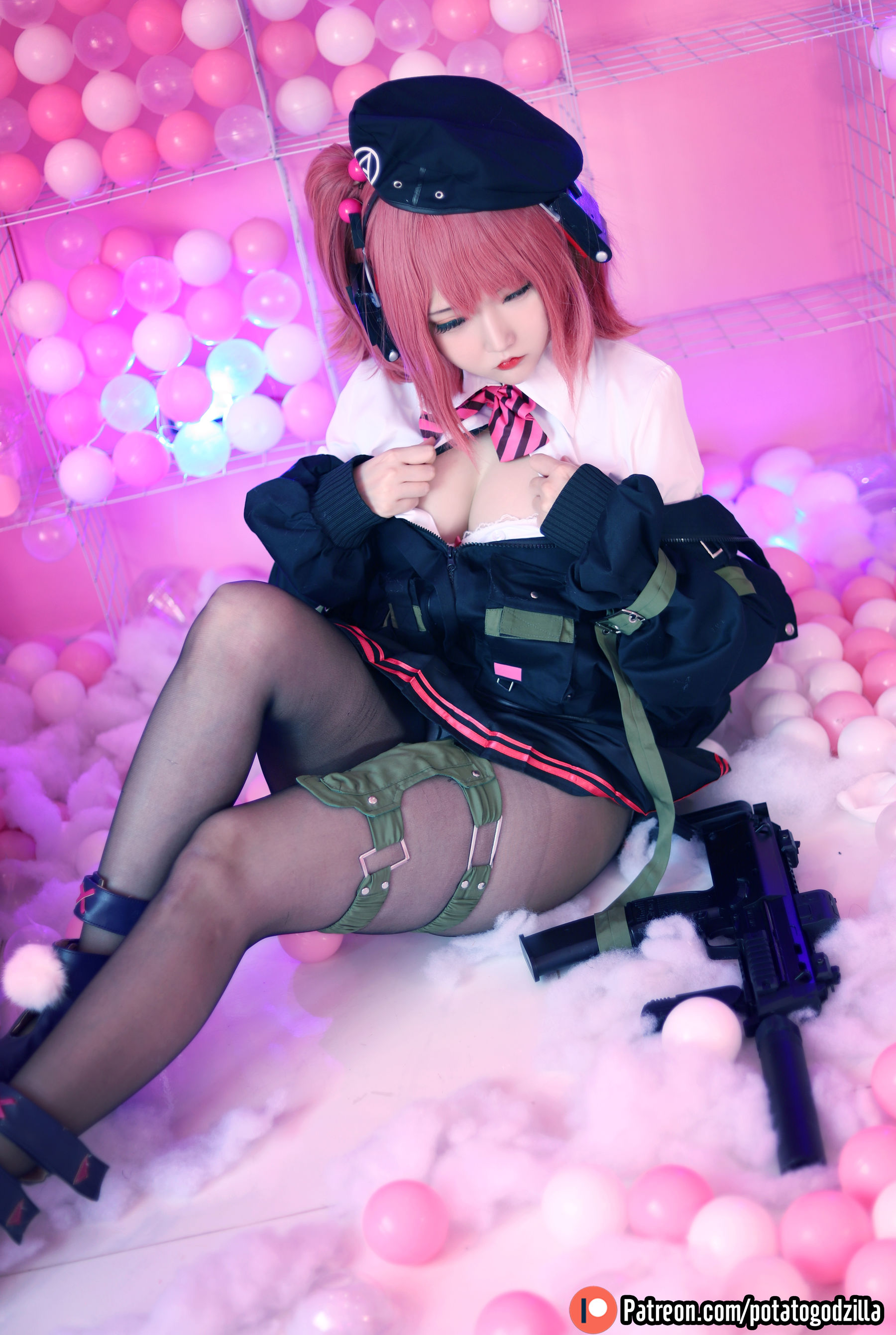 Coser小姐姐Potato Godzilla - MP7 (Girls Frontline)-图19