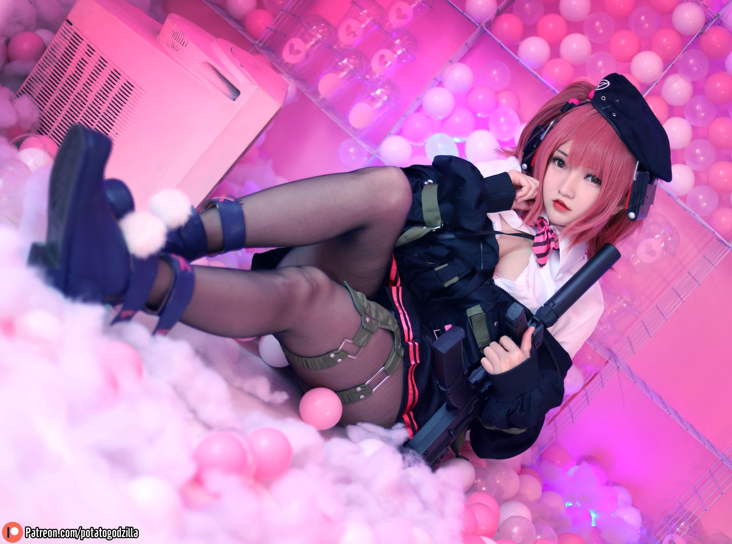 Coser小姐姐Potato Godzilla - MP7 (Girls Frontline)-图20