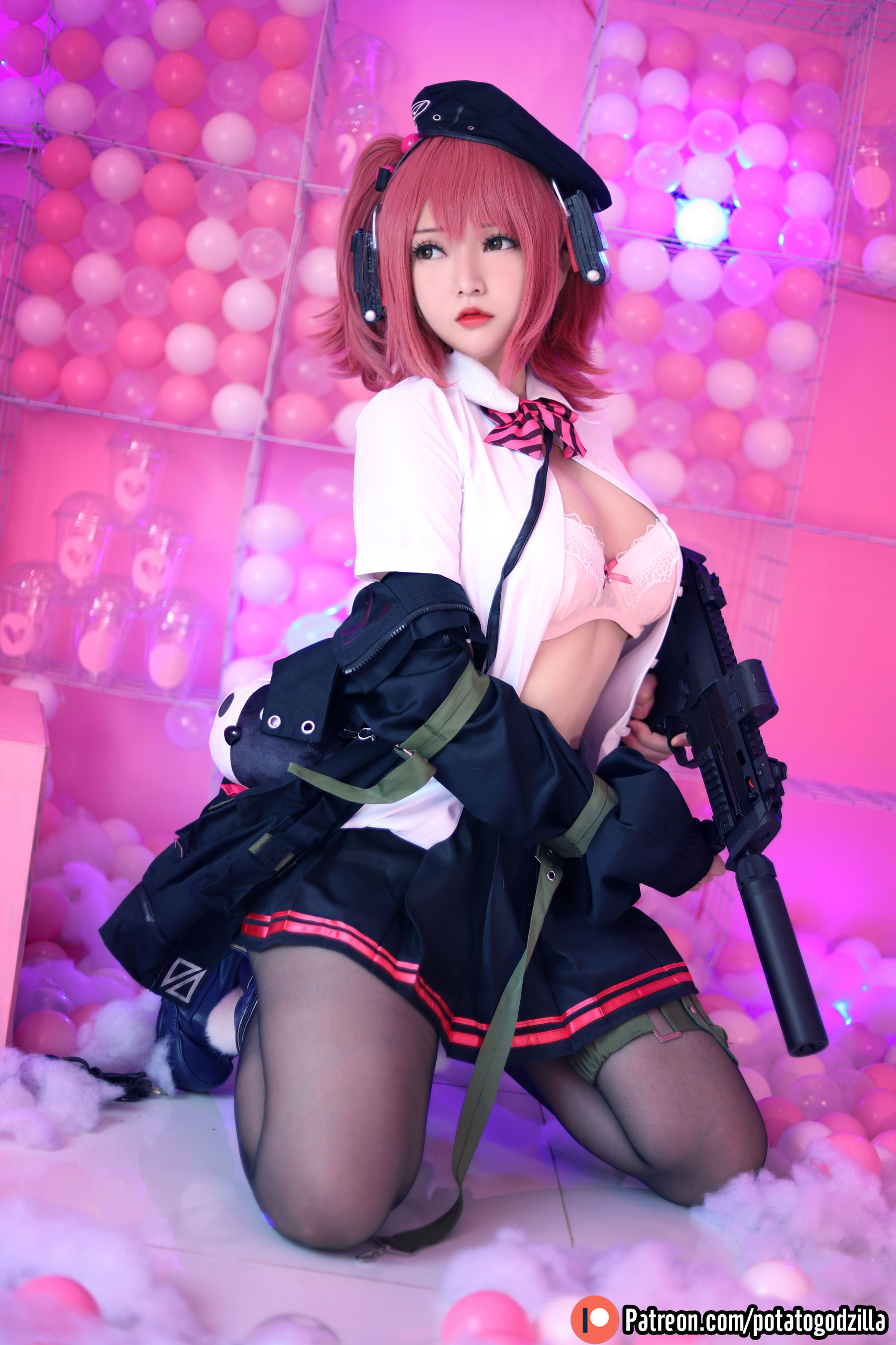 Coser小姐姐Potato Godzilla - MP7 (Girls Frontline)-图22