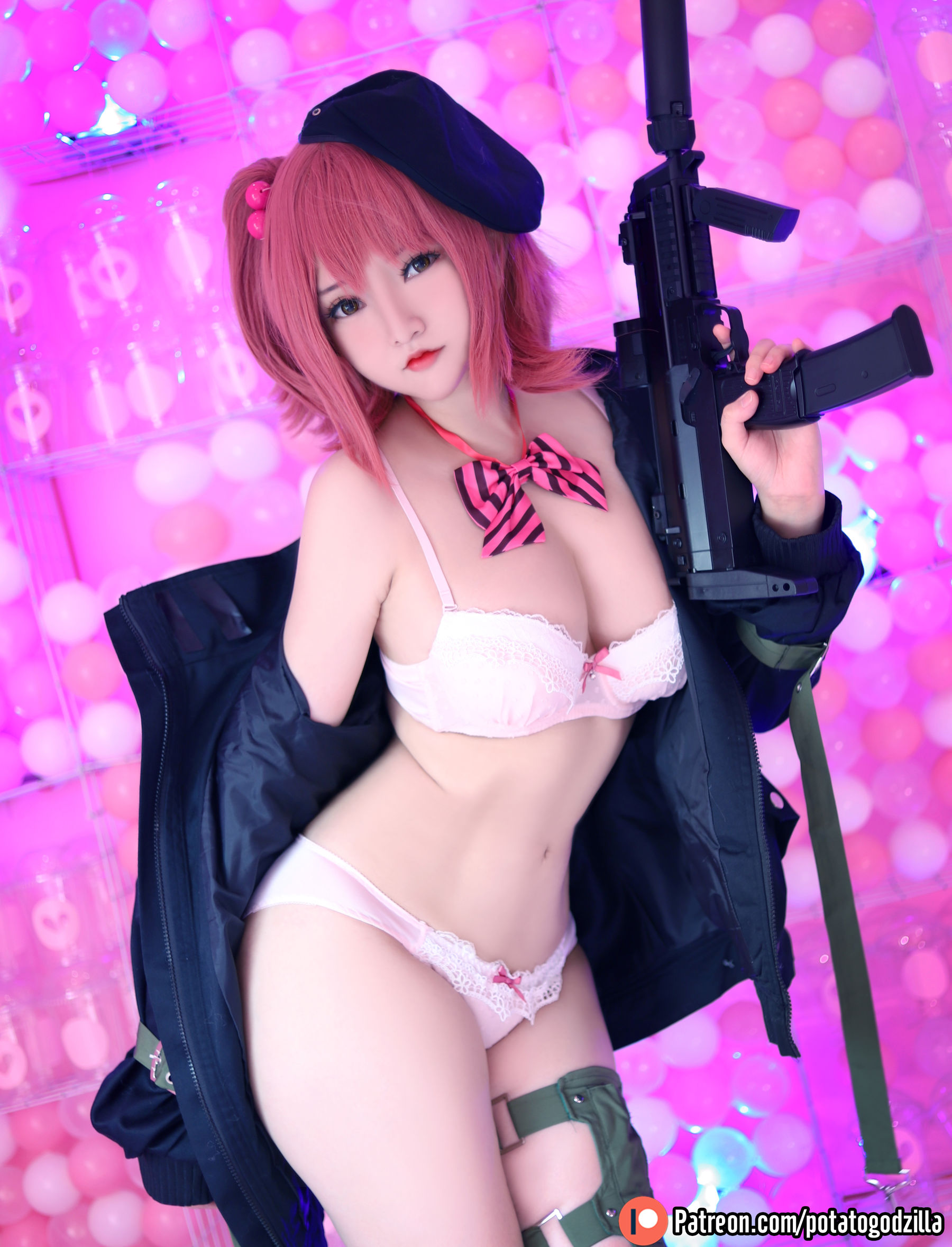 Coser小姐姐Potato Godzilla - MP7 (Girls Frontline)-图35