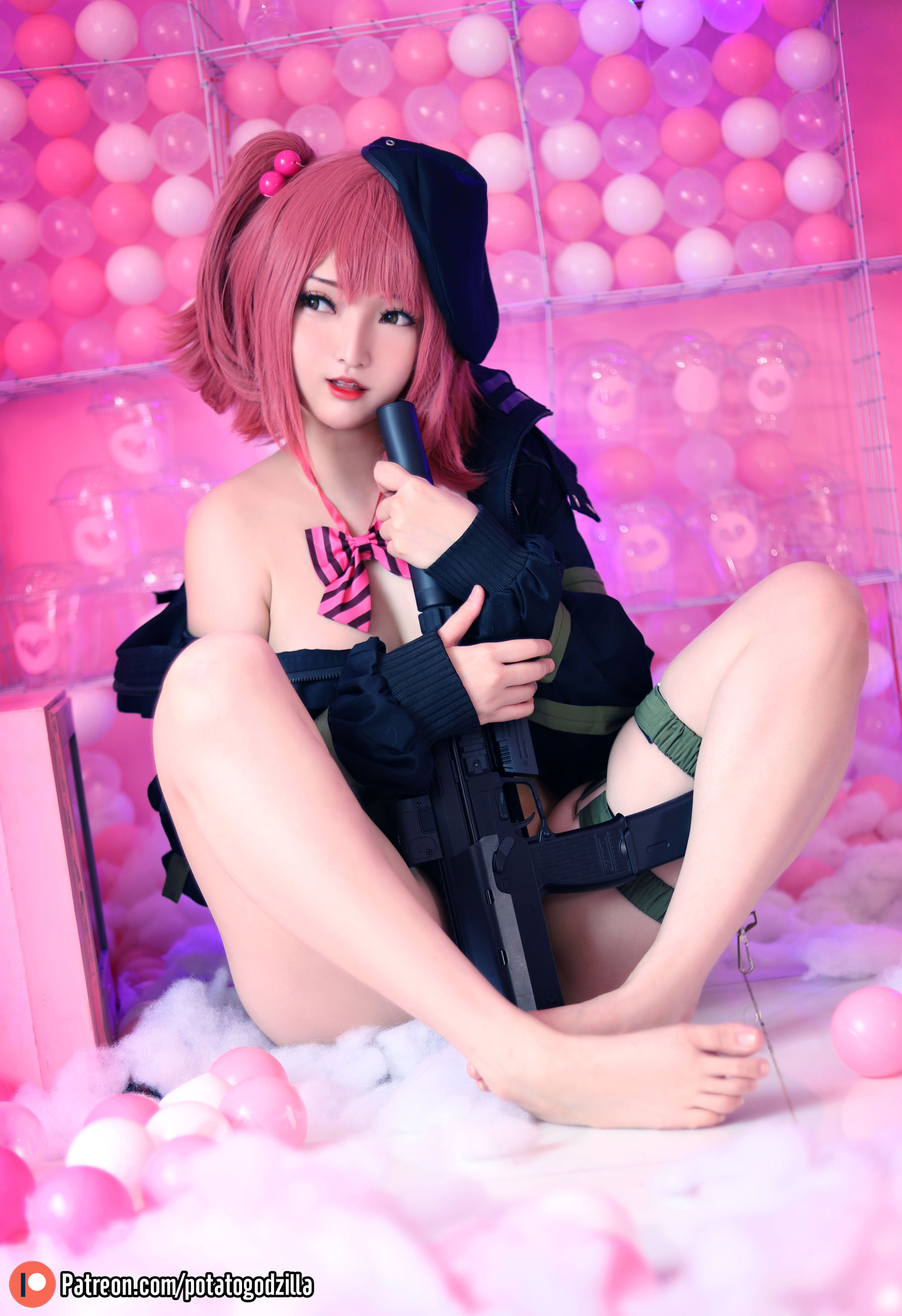 Coser小姐姐Potato Godzilla - MP7 (Girls Frontline)-图38