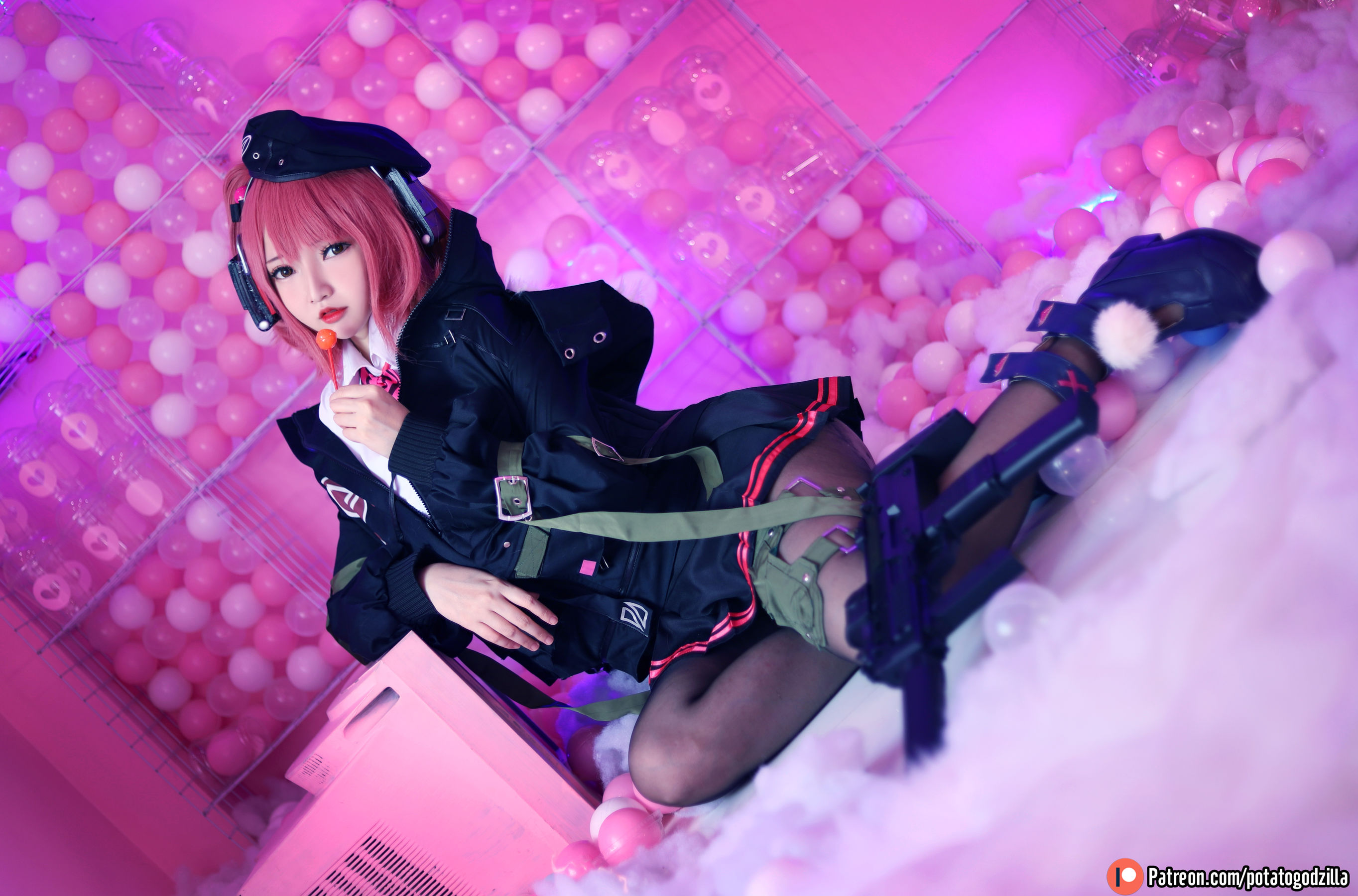 Coser小姐姐Potato Godzilla - MP7 (Girls Frontline)-图3