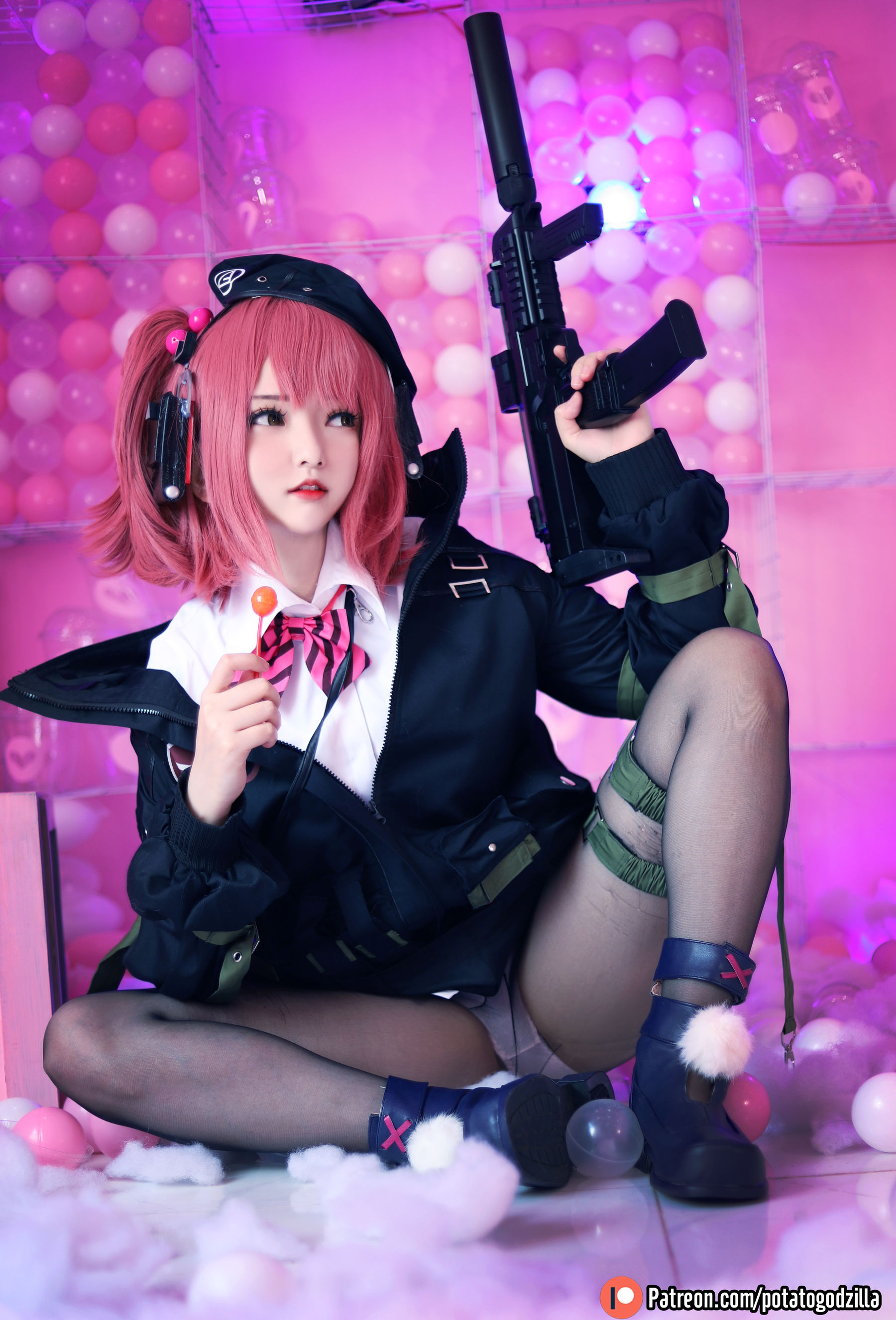 Coser小姐姐Potato Godzilla - MP7 (Girls Frontline)-图5