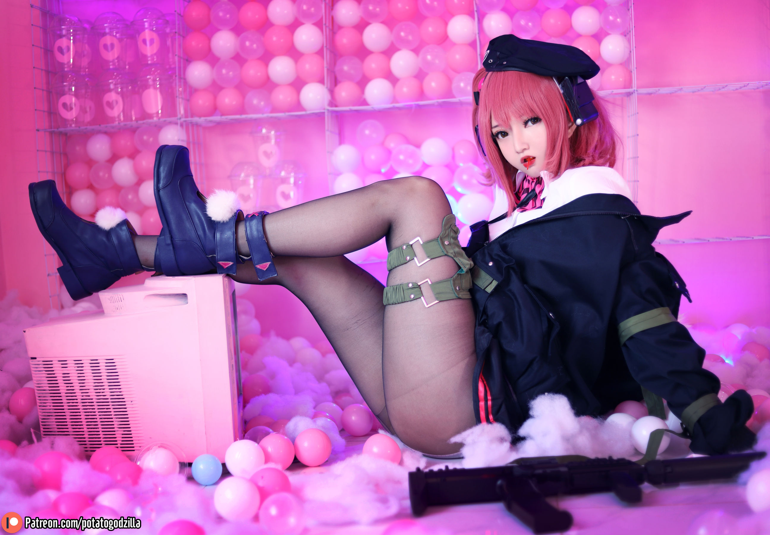 Coser小姐姐Potato Godzilla - MP7 (Girls Frontline)-图8