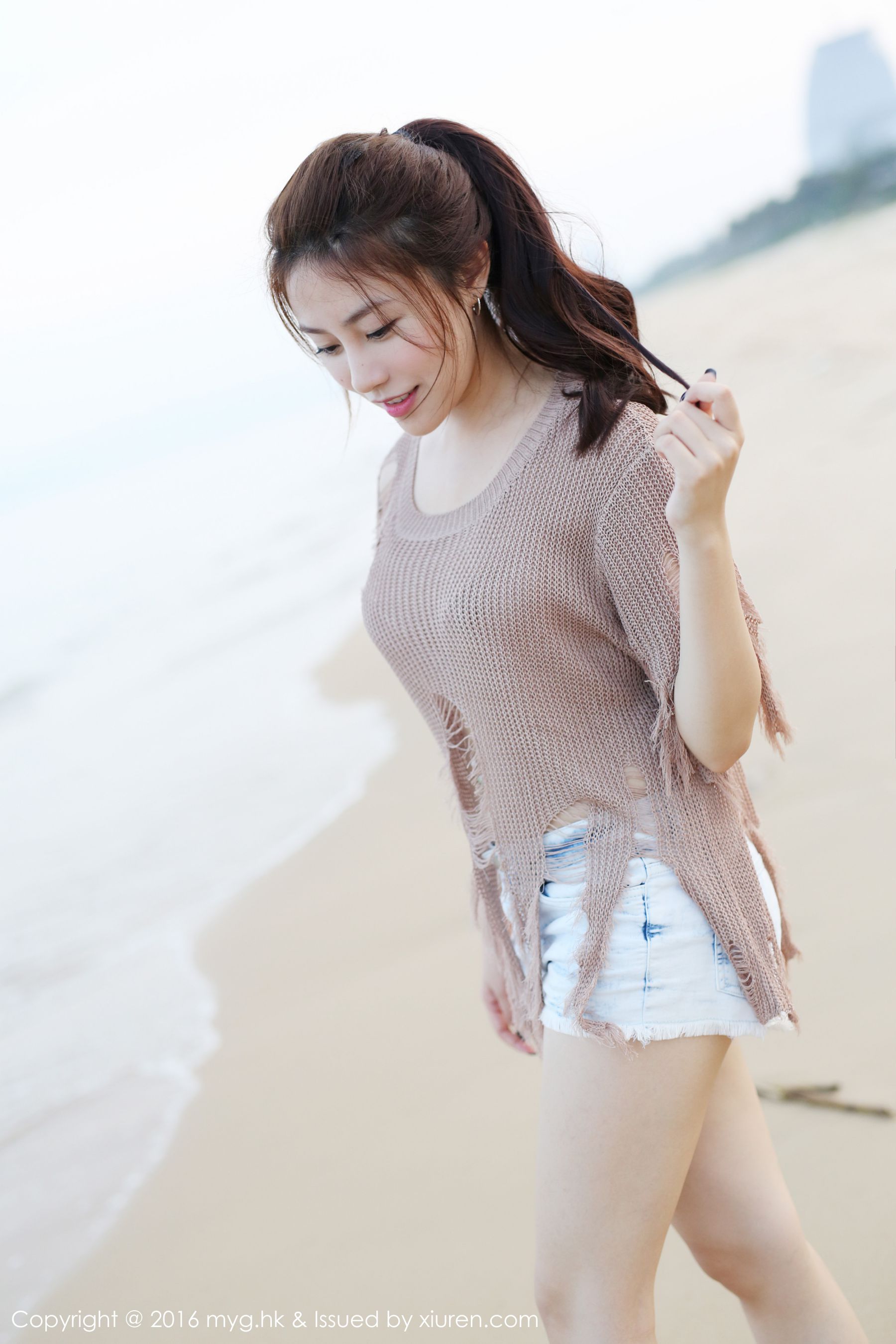 许诺Sabrina《3套服饰 美得让人窒息》  Vol.233-图9