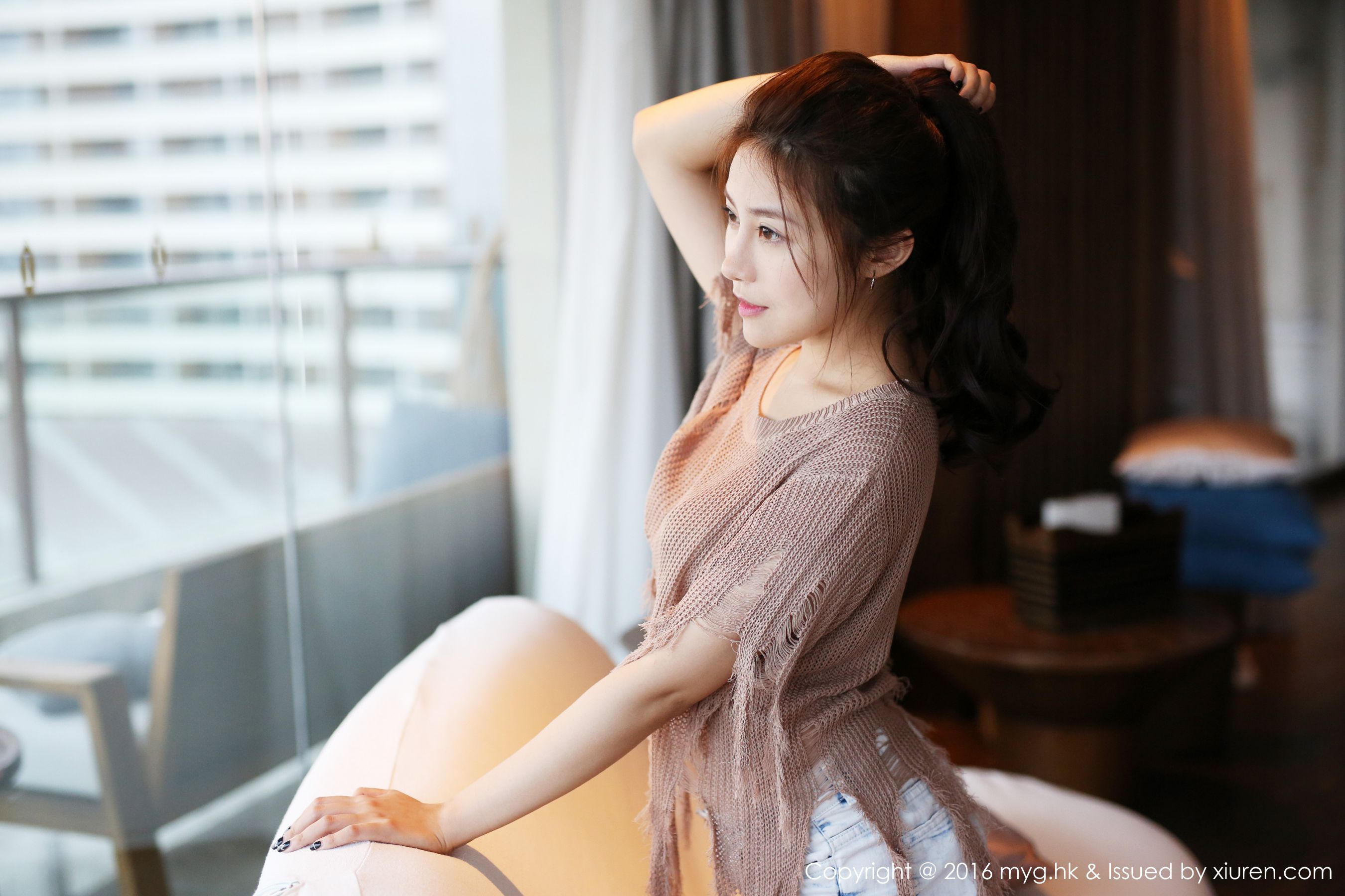 许诺Sabrina《3套服饰 美得让人窒息》  Vol.233-图3