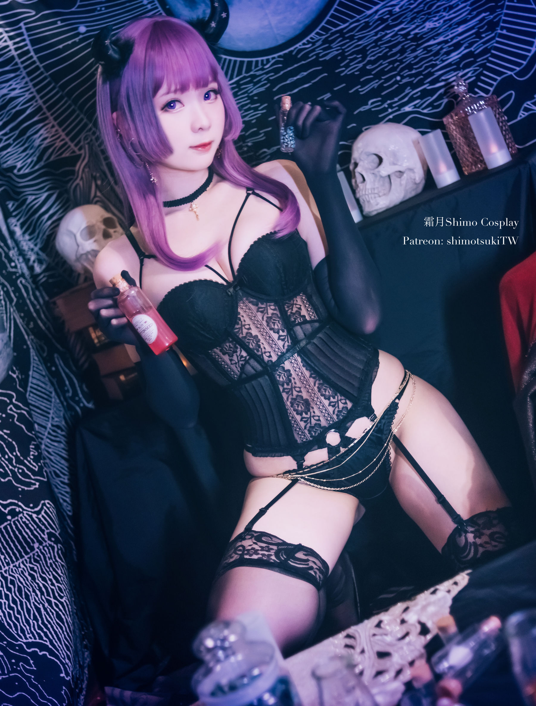 微博妹纸霜月shimo - 内衣-图9