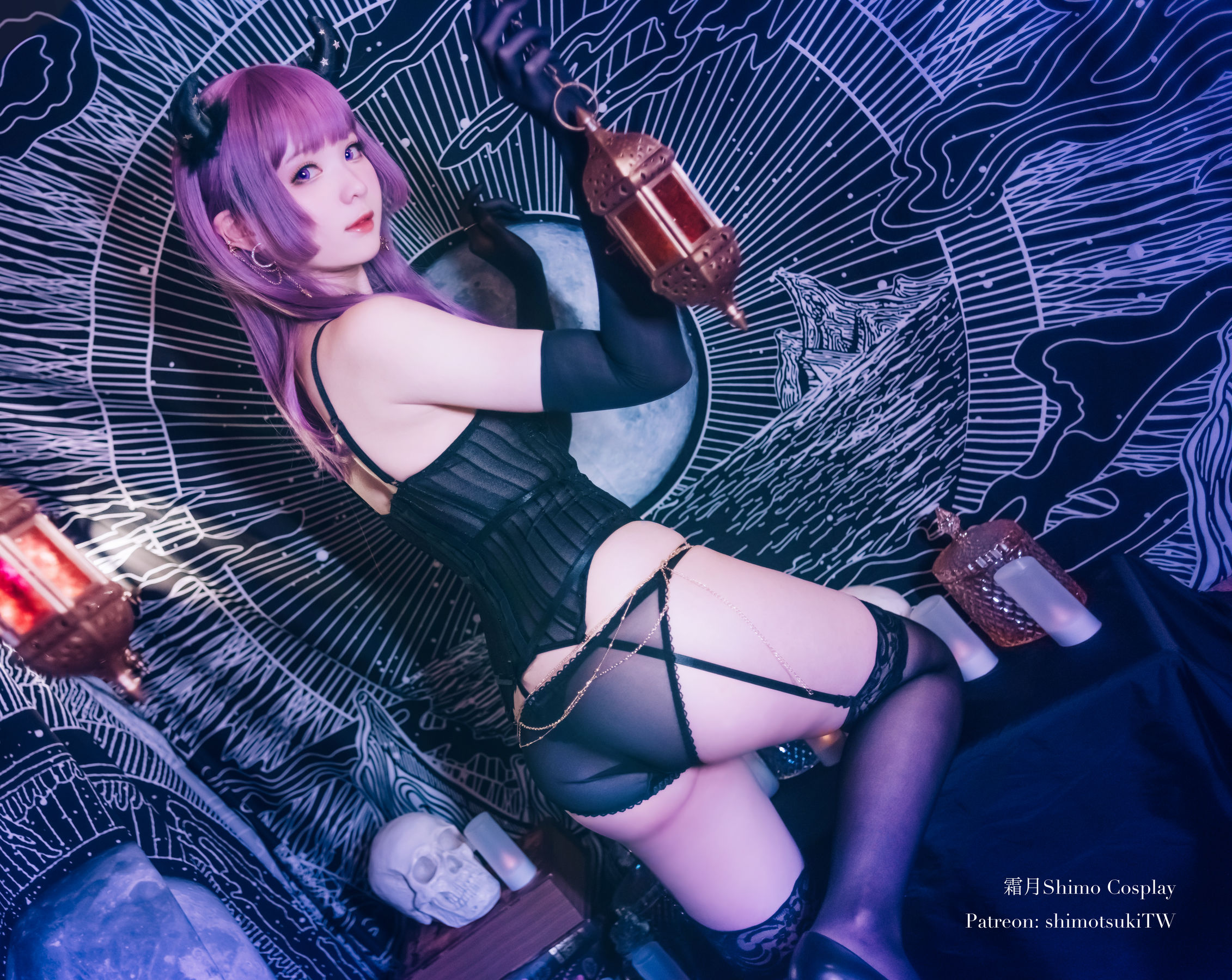 微博妹纸霜月shimo - 内衣-图14