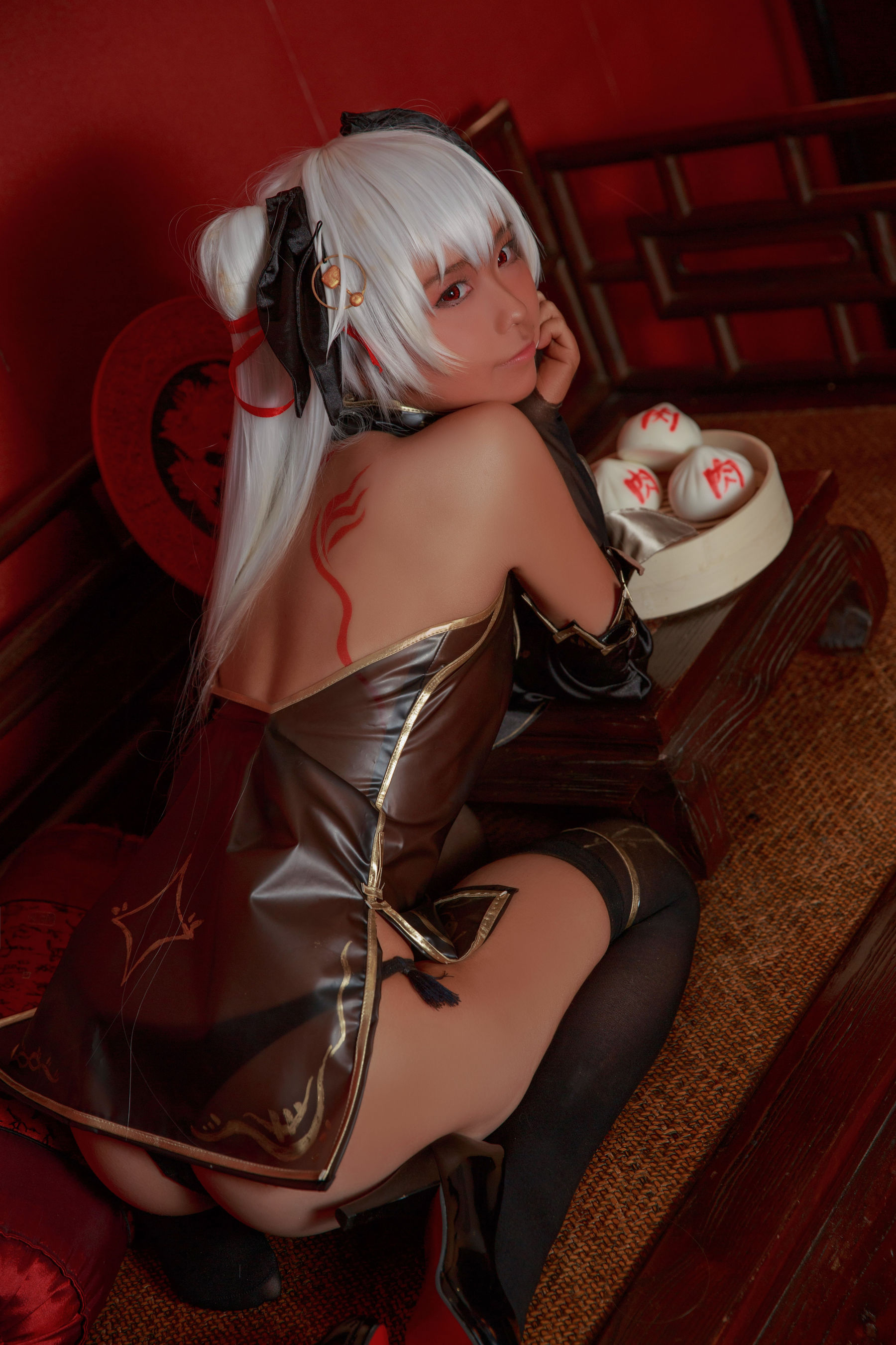 动漫博主G44不会受伤 - 褐色旗袍娘-图11