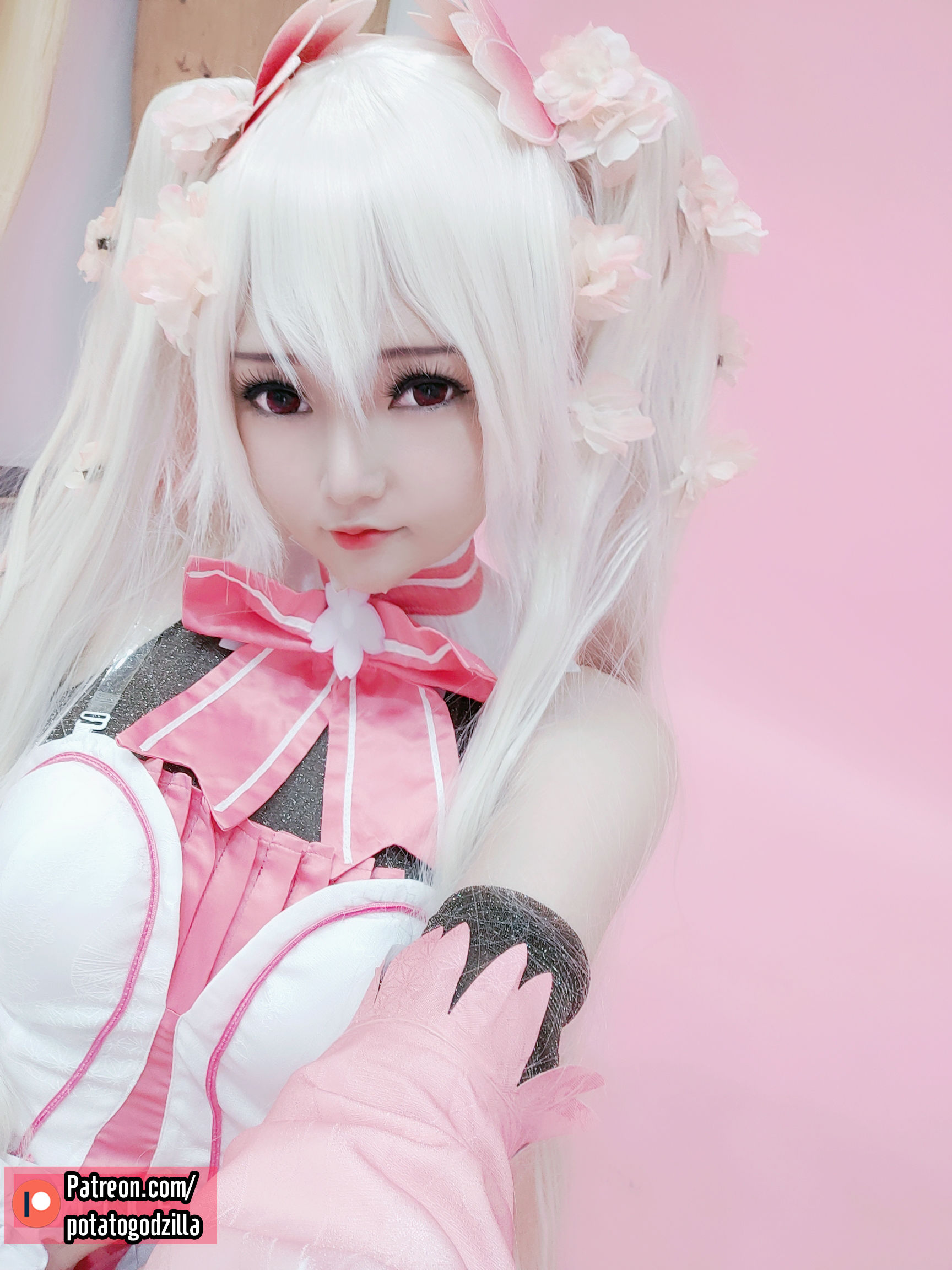 Coser小姐姐Potato Godzilla - Sakura Miku-图31