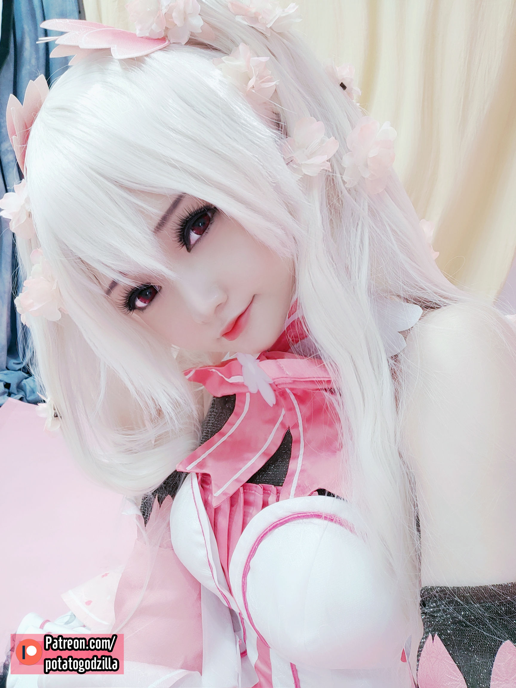 Coser小姐姐Potato Godzilla - Sakura Miku-图35