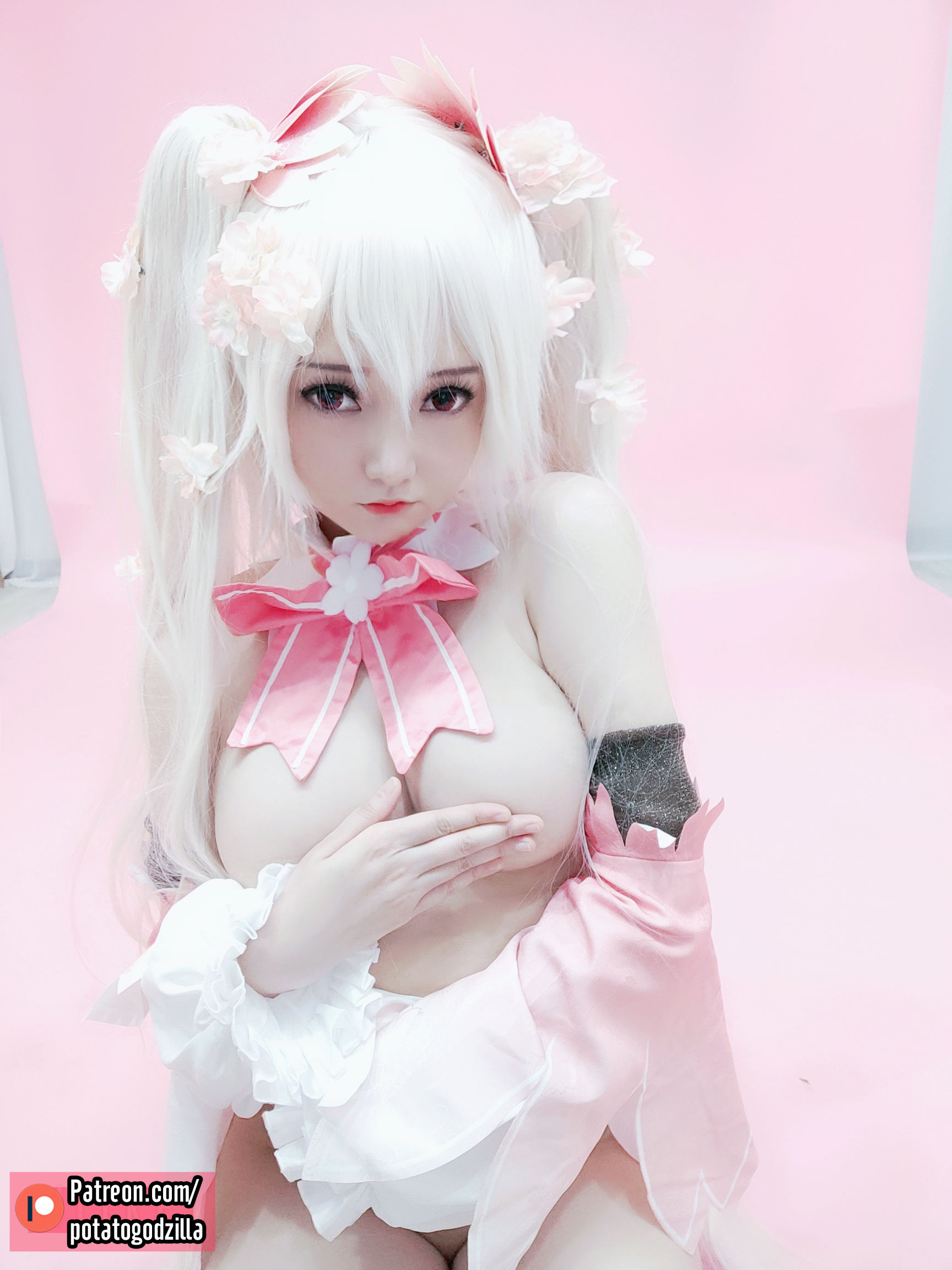 Coser小姐姐Potato Godzilla - Sakura Miku-图40
