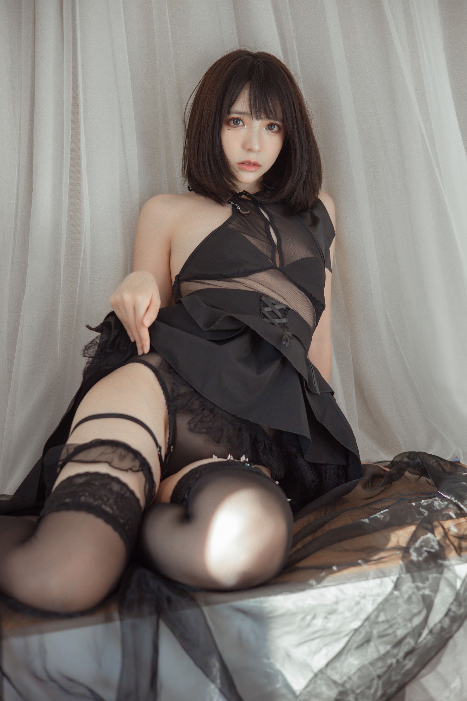 疯猫ss - 民宿黑裙-图5