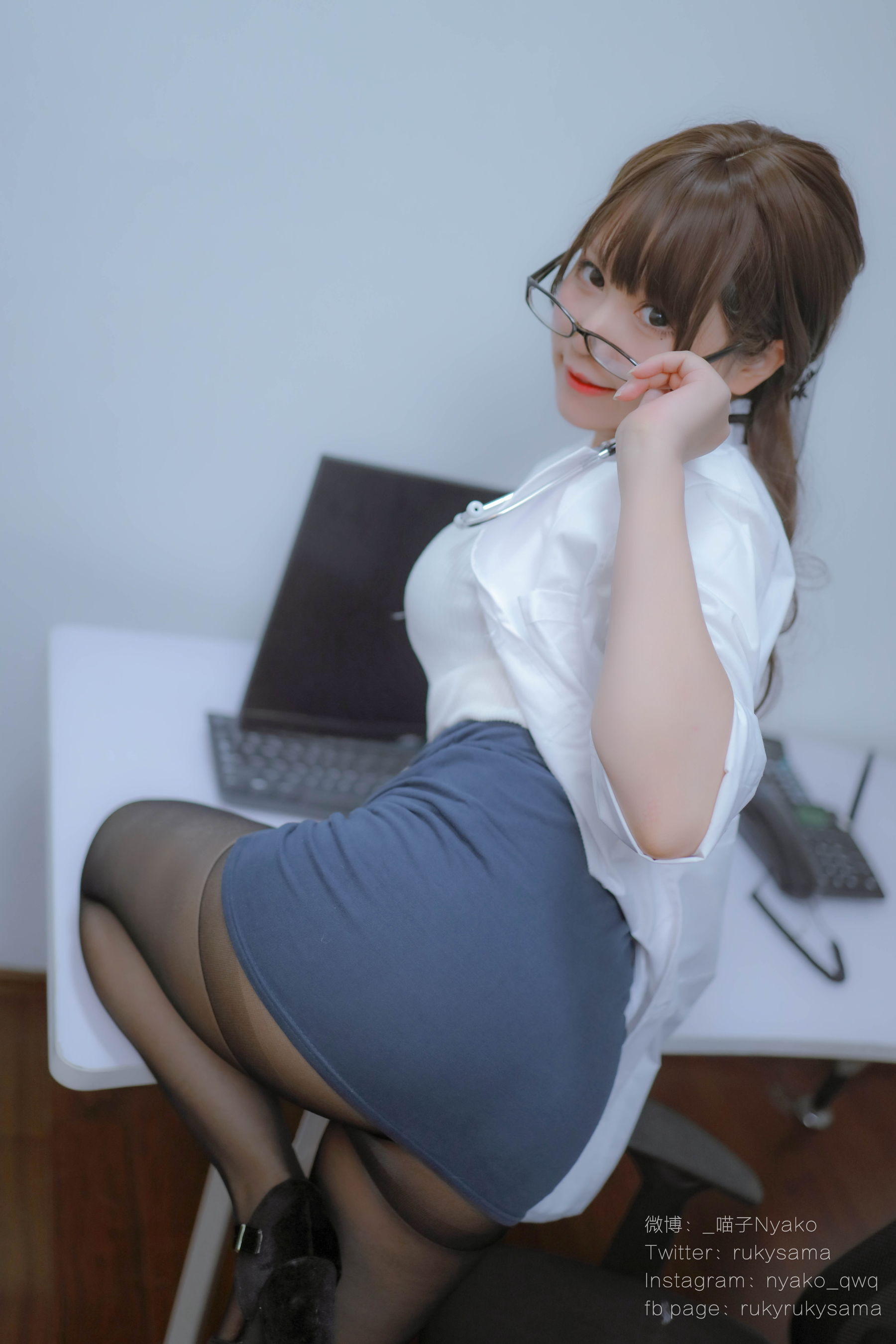 萌妹子Nyako喵子 - 秘密病栋-图13