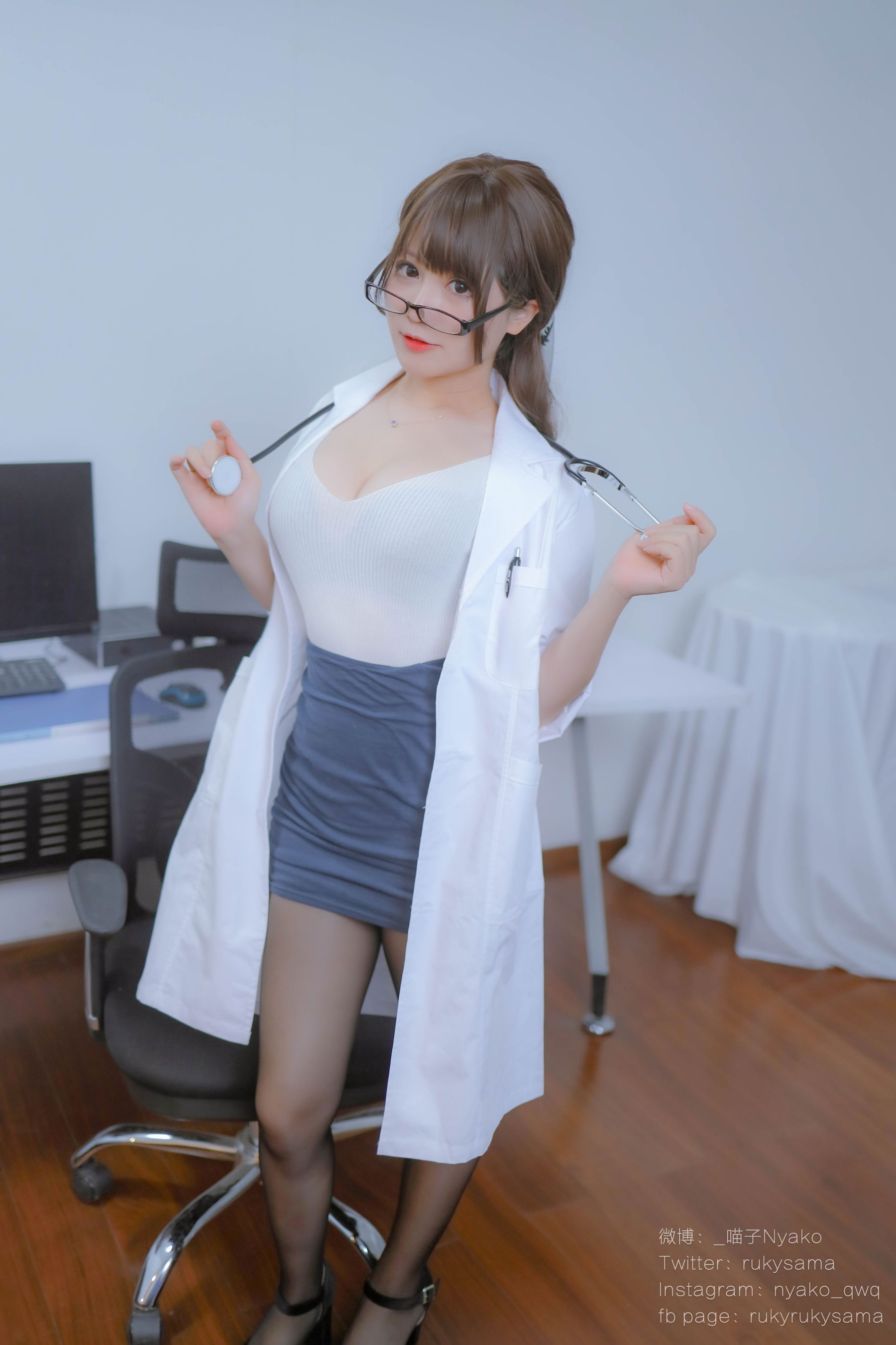 萌妹子Nyako喵子 - 秘密病栋-图26