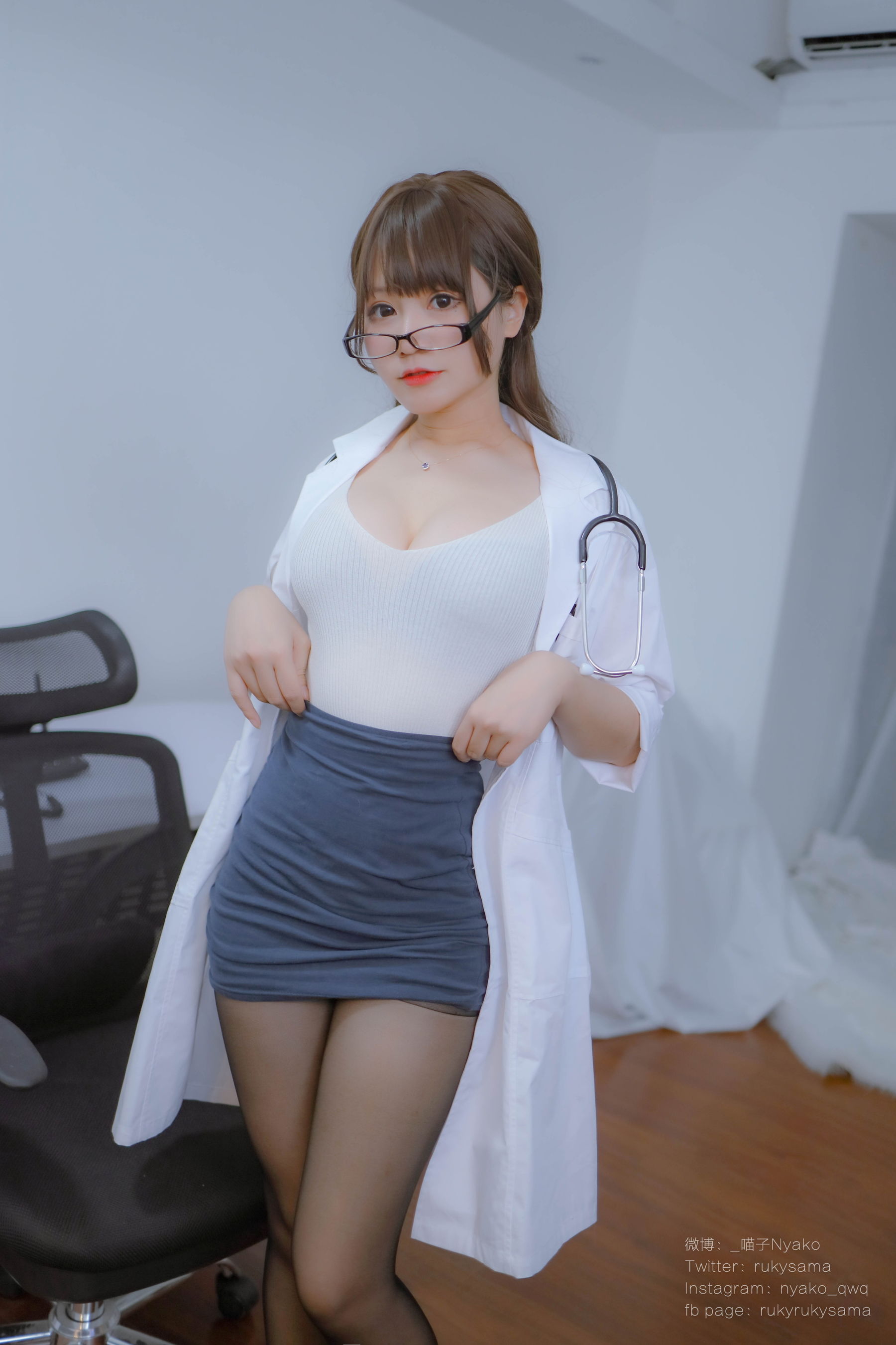 萌妹子Nyako喵子 - 秘密病栋-图27