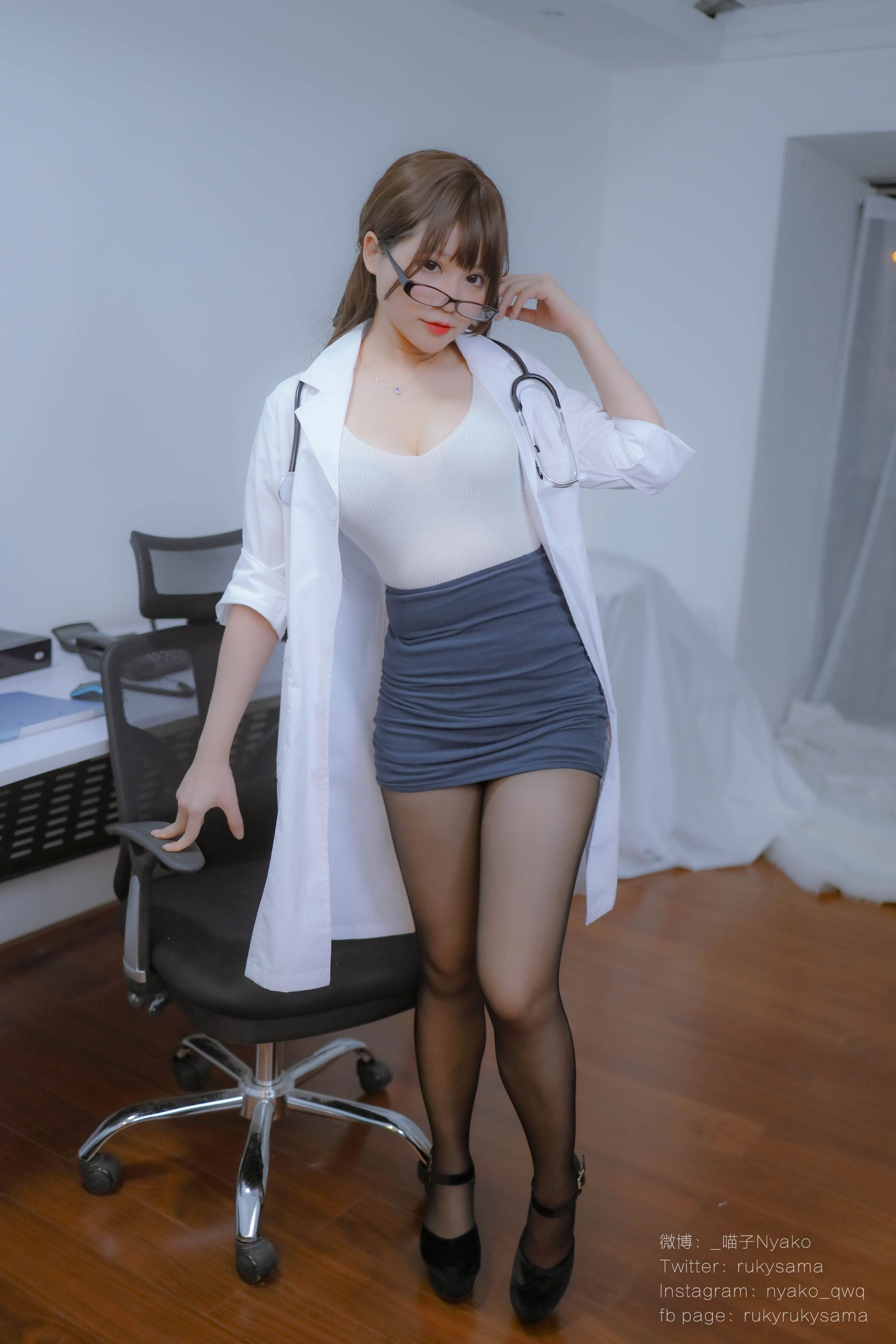 萌妹子Nyako喵子 - 秘密病栋-图28