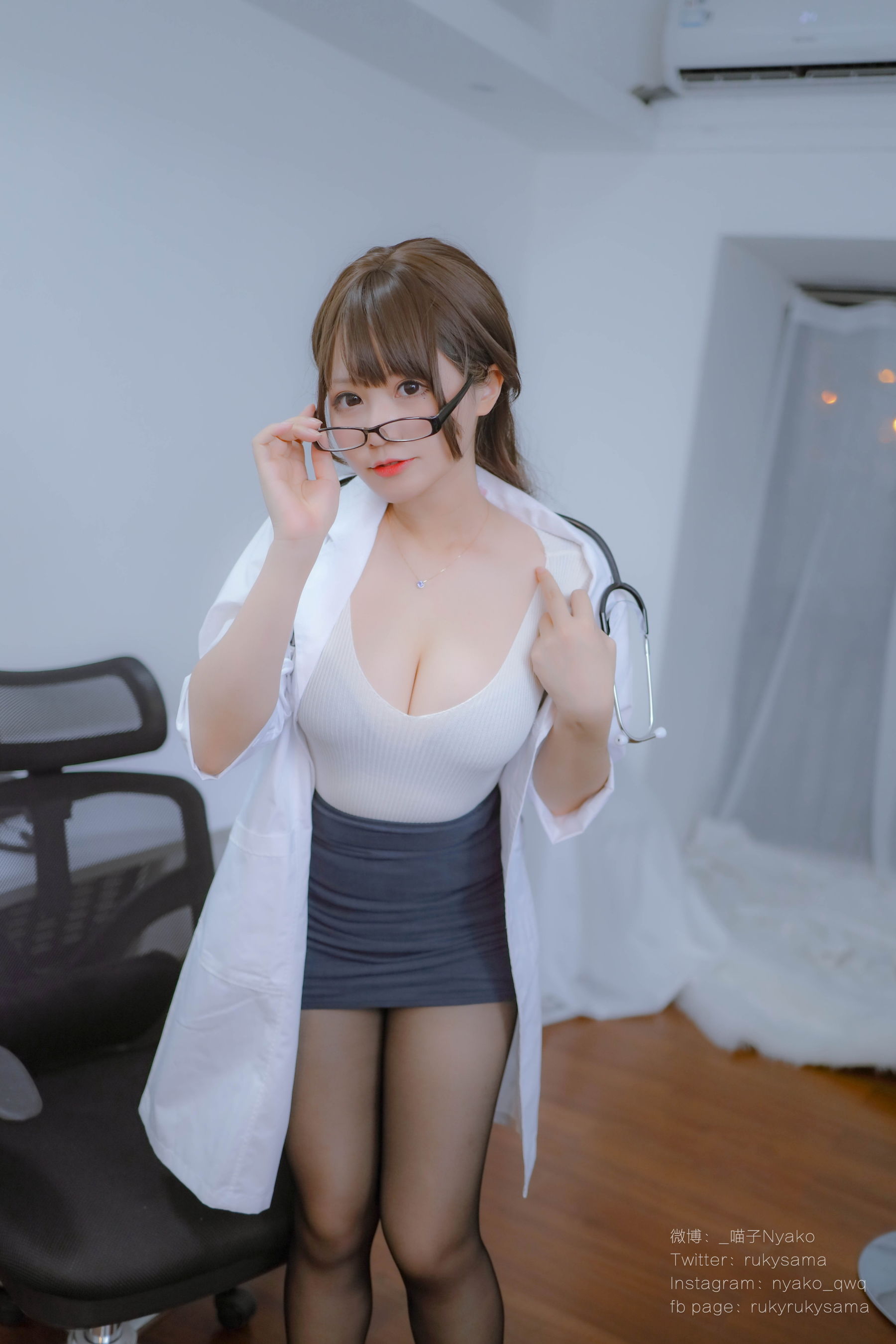 萌妹子Nyako喵子 - 秘密病栋-图29