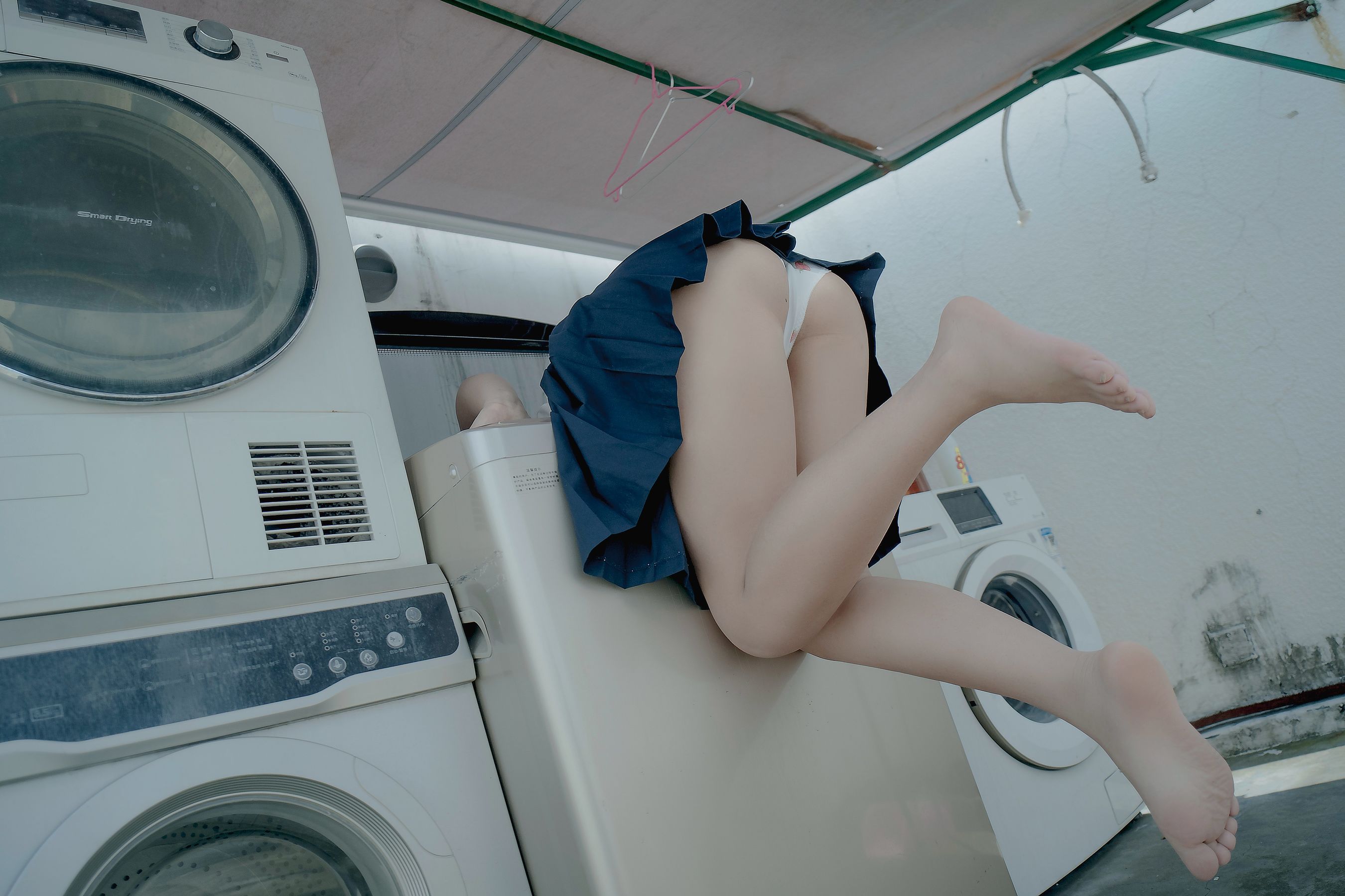 萌系小姐姐-白烨- - 天台-图26