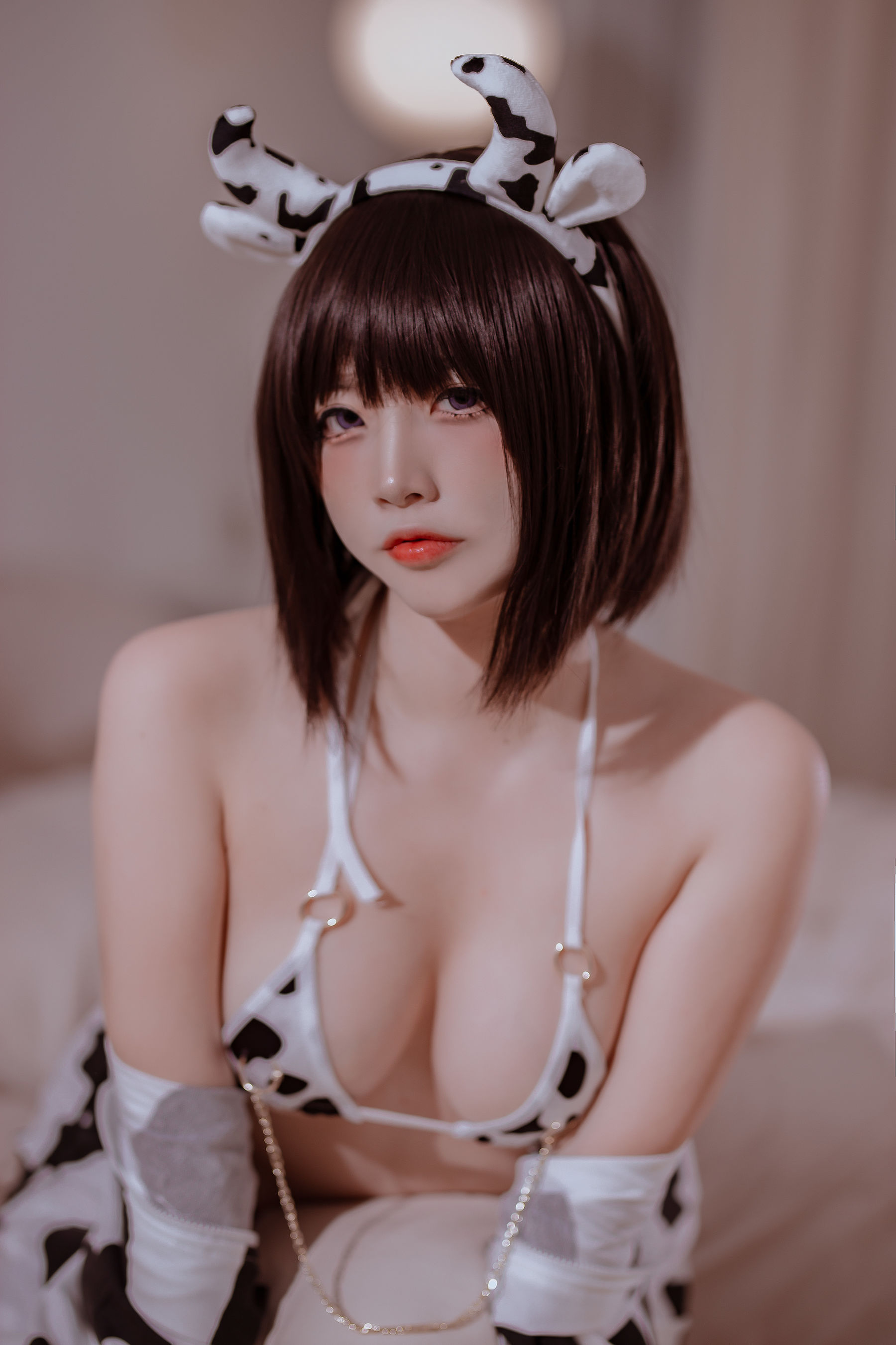 人气Coser二佐Nisa - 奶牛妹妹-图12