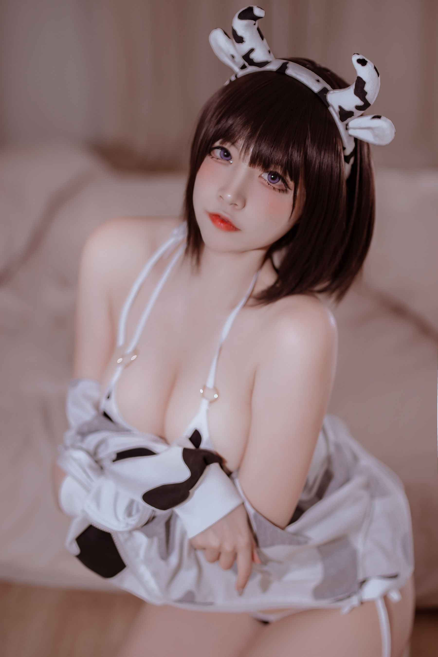 人气Coser二佐Nisa - 奶牛妹妹-图26