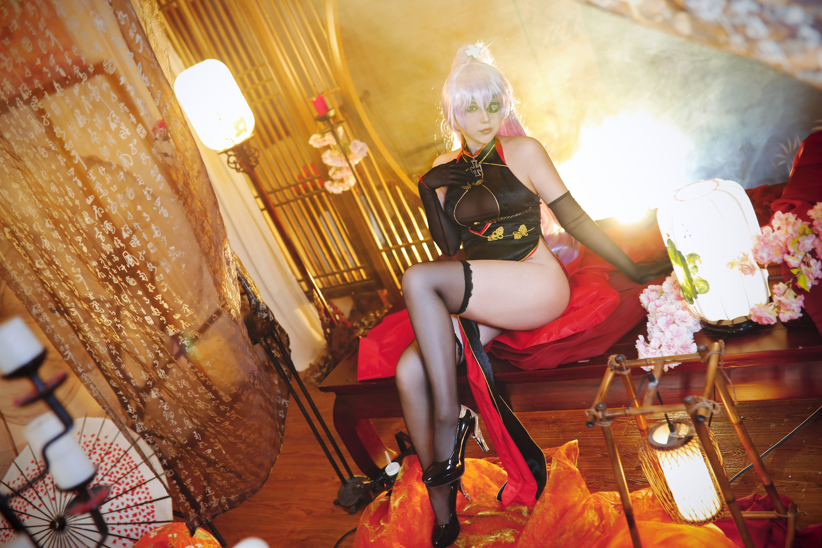 小容仔咕咕咕 - 沙恩霍斯特旗袍-图7