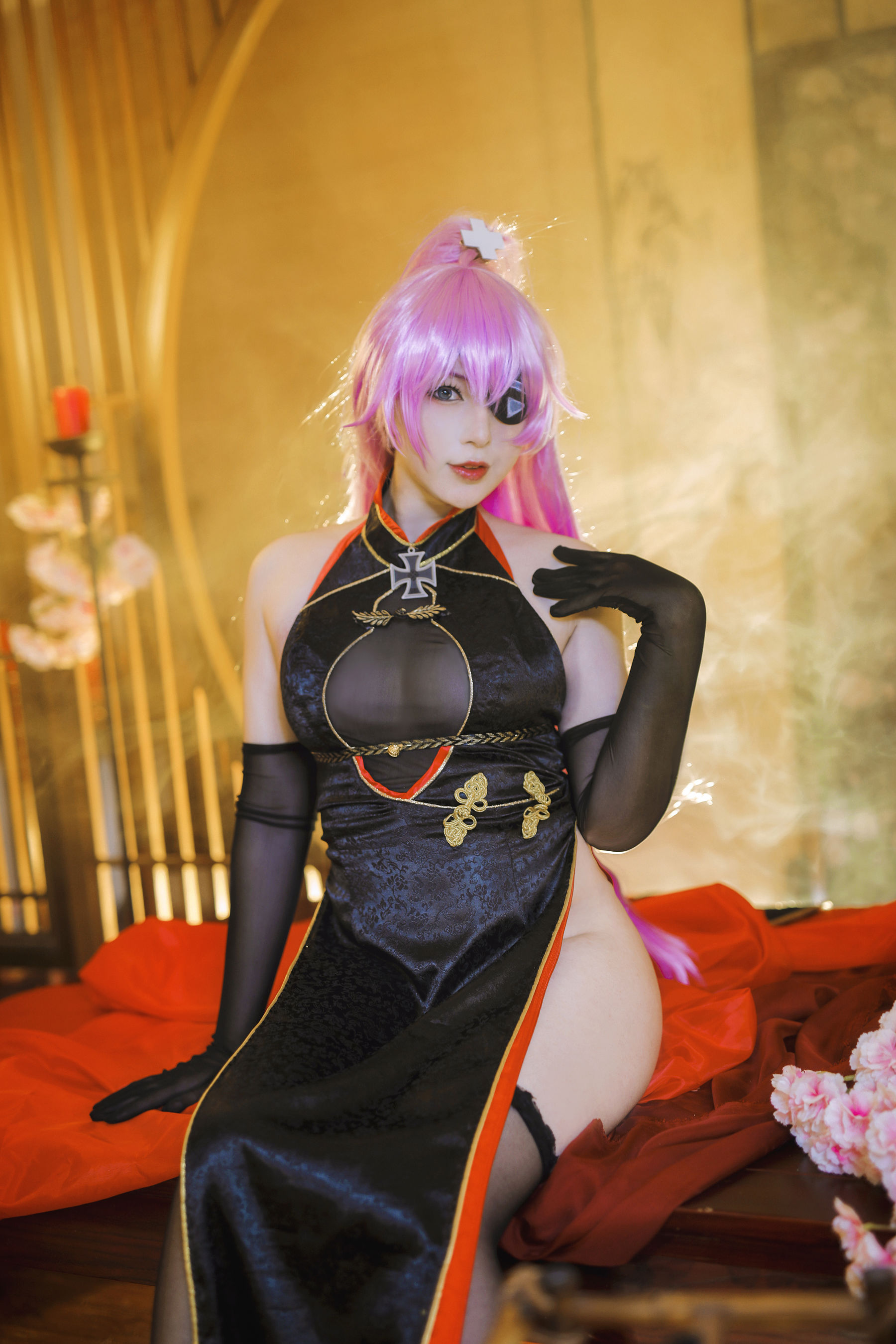 小容仔咕咕咕 - 沙恩霍斯特旗袍-图8