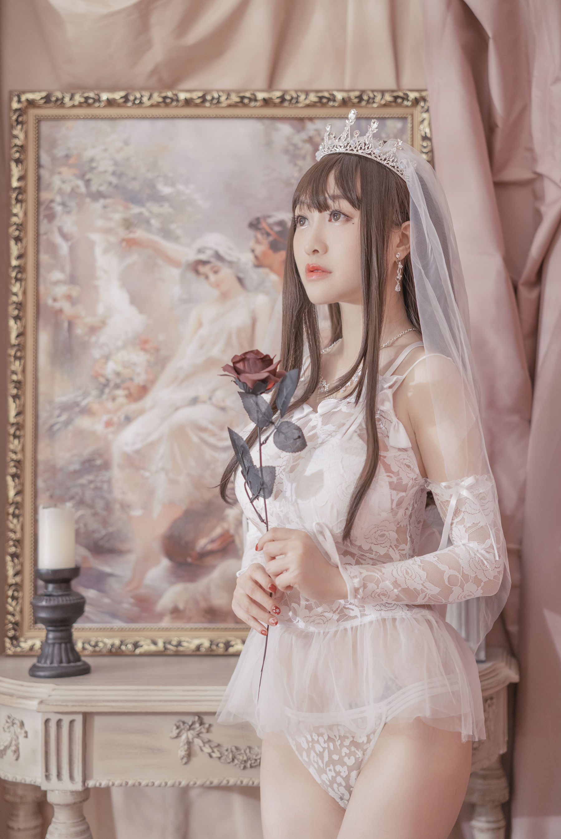 动漫博主脱尾巴Mizuki - 婚纱-图0