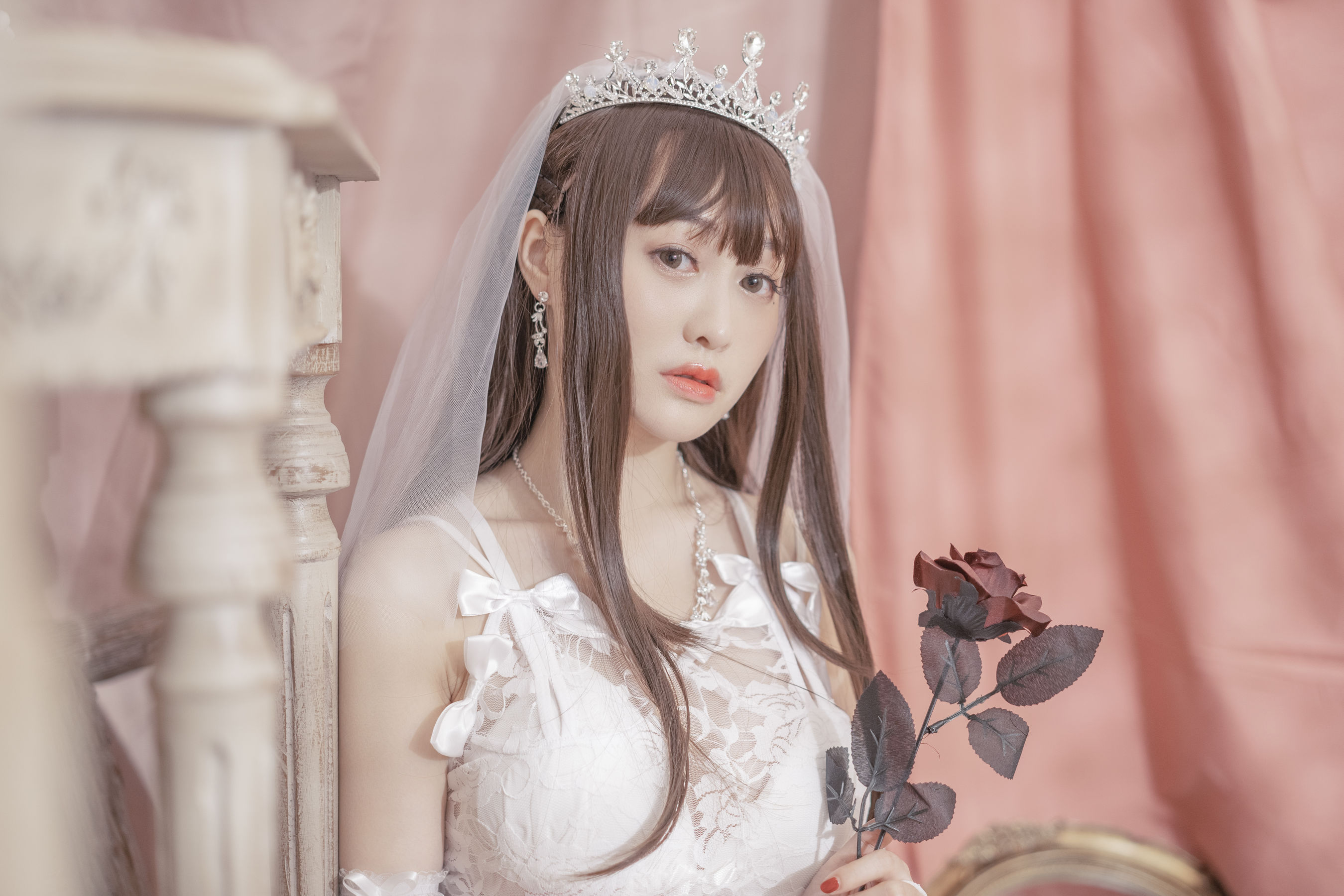 动漫博主脱尾巴Mizuki - 婚纱-图9