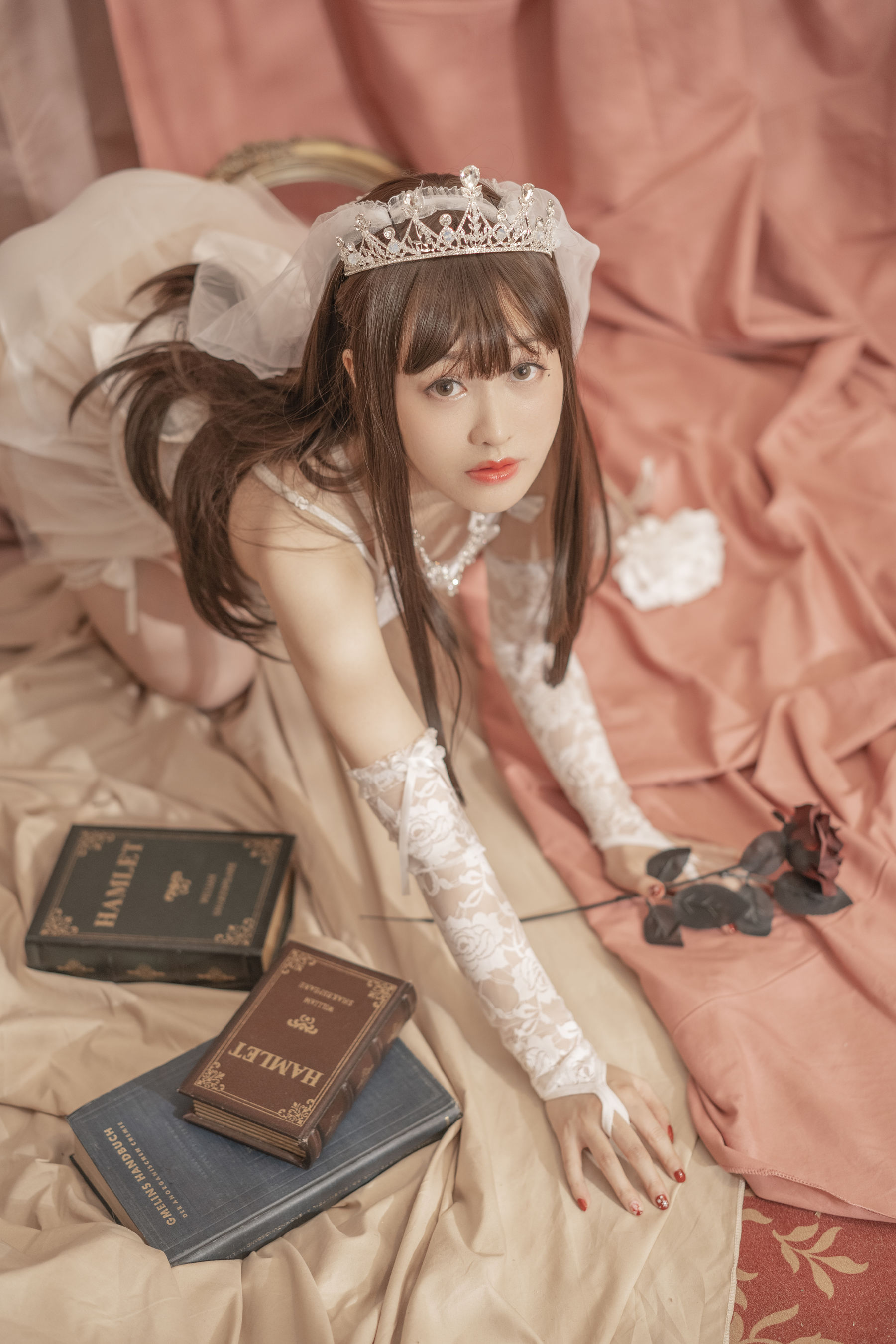 动漫博主脱尾巴Mizuki - 婚纱-图12