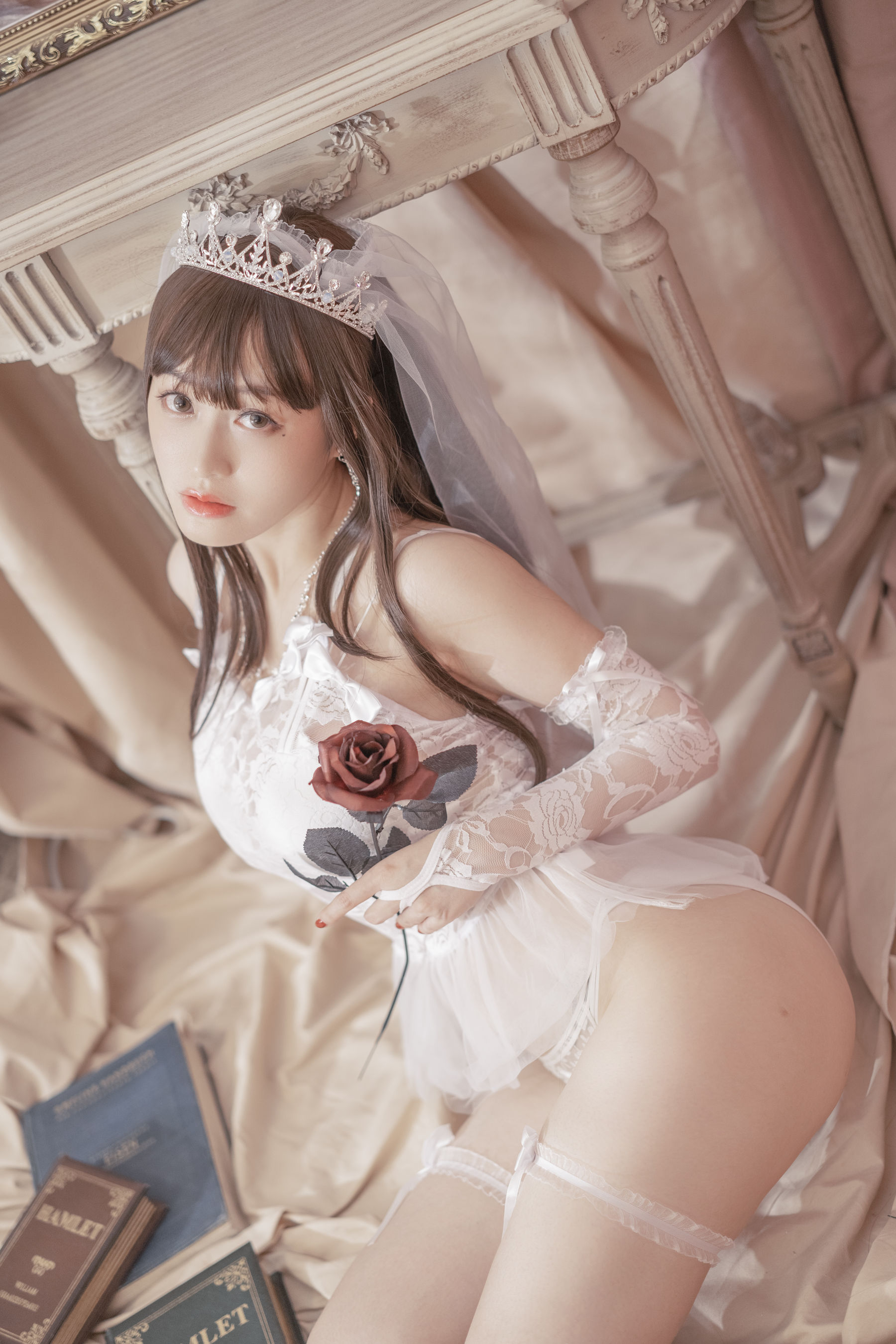 动漫博主脱尾巴Mizuki - 婚纱-图16