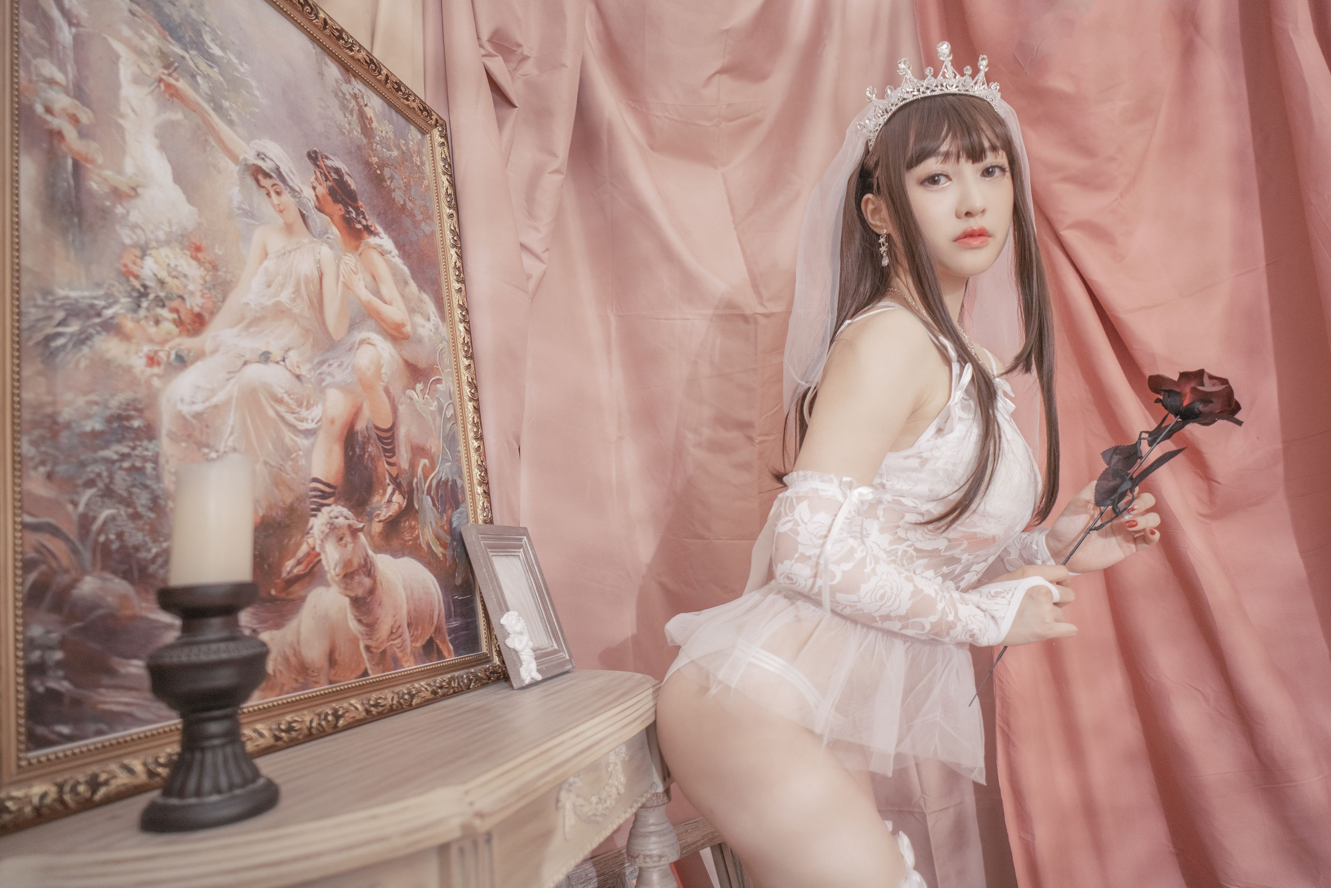 动漫博主脱尾巴Mizuki - 婚纱-图24