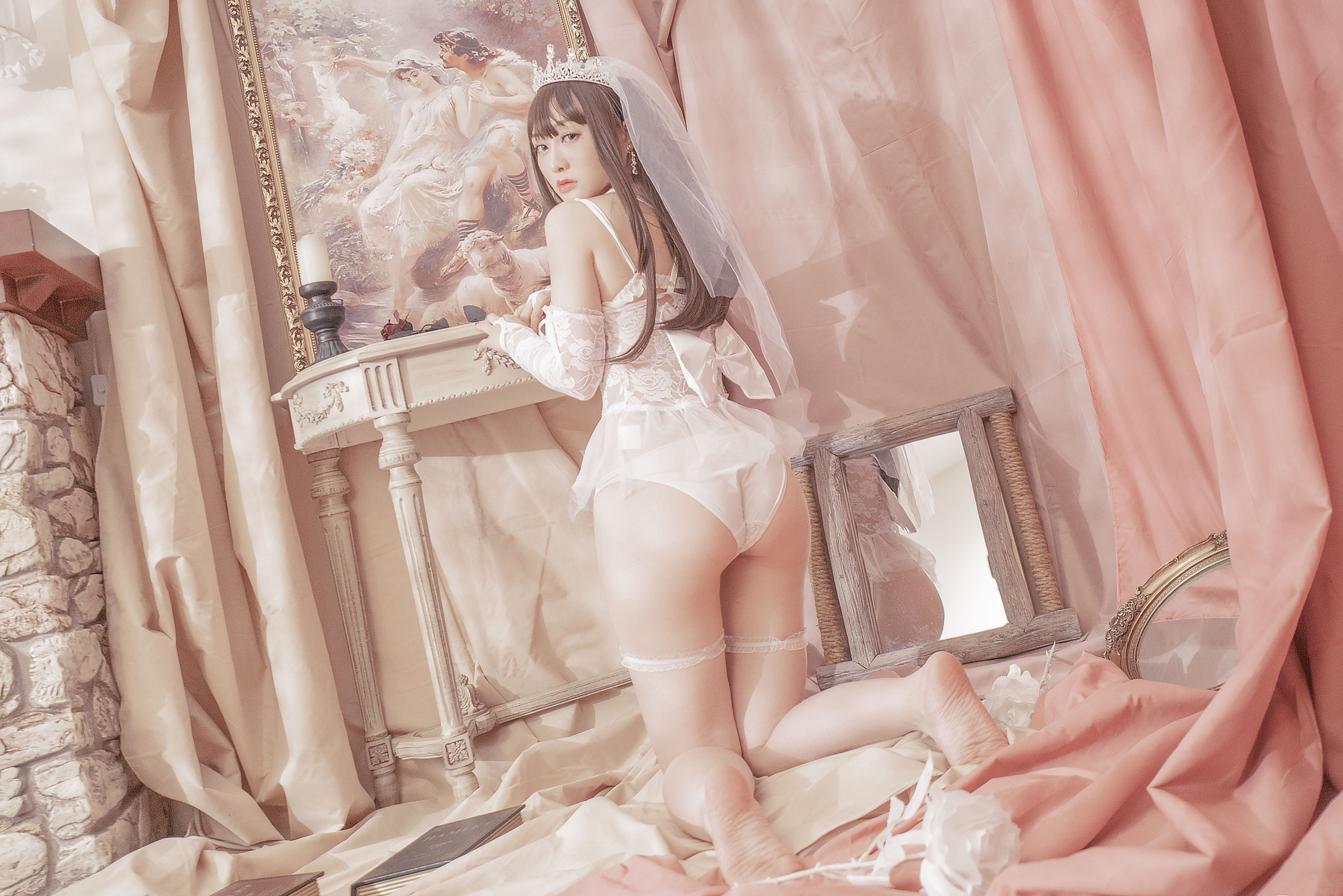 动漫博主脱尾巴Mizuki - 婚纱-图25