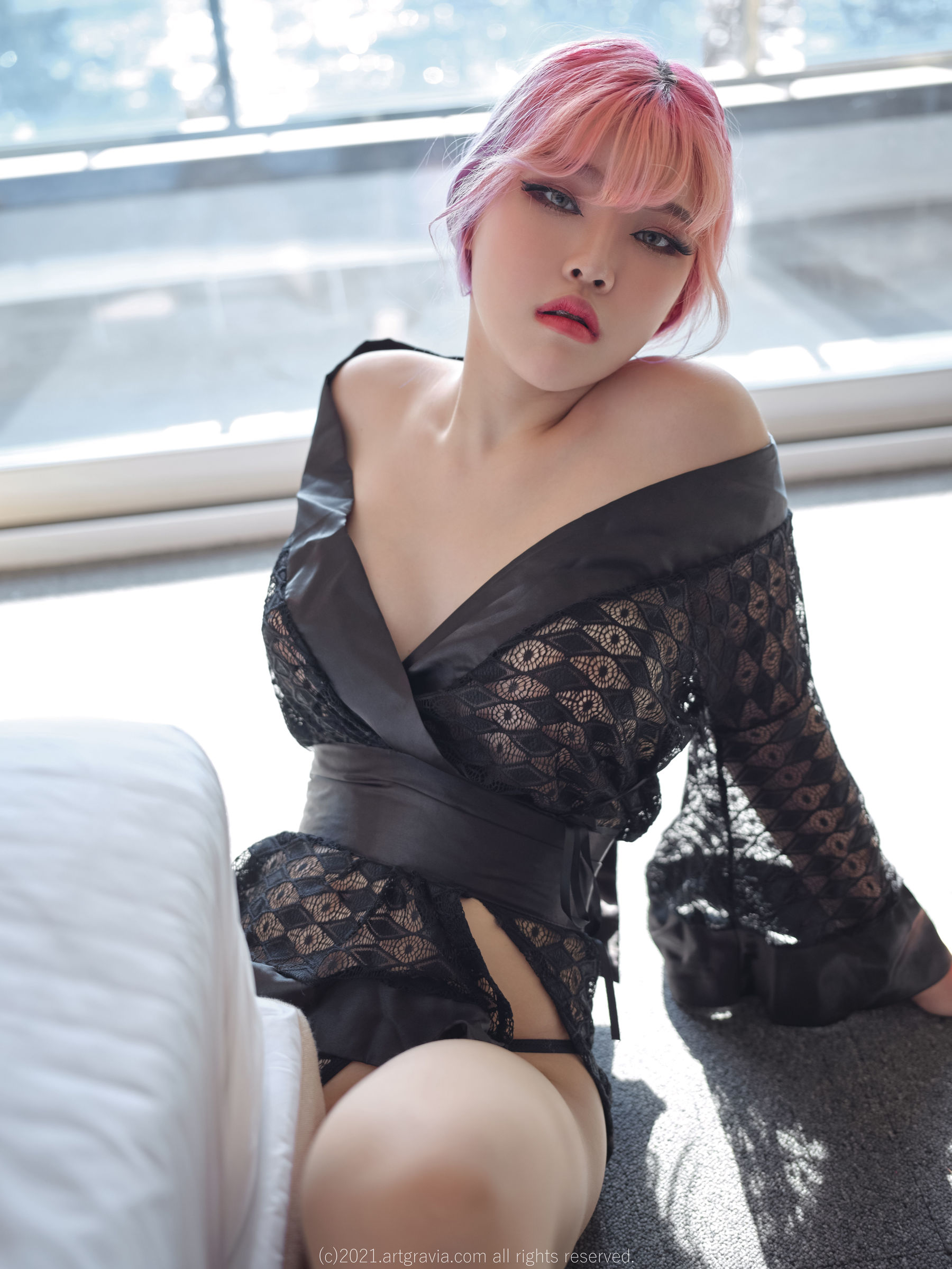 VOL.273 Oh Duck Hwa 金发女郎-图4