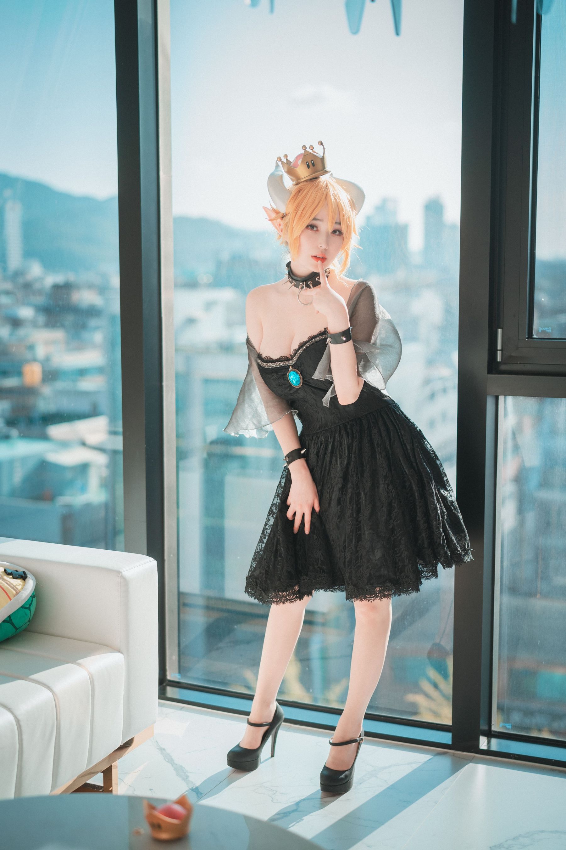 BamBi - Halloween with Bowsette 写真套图-图19