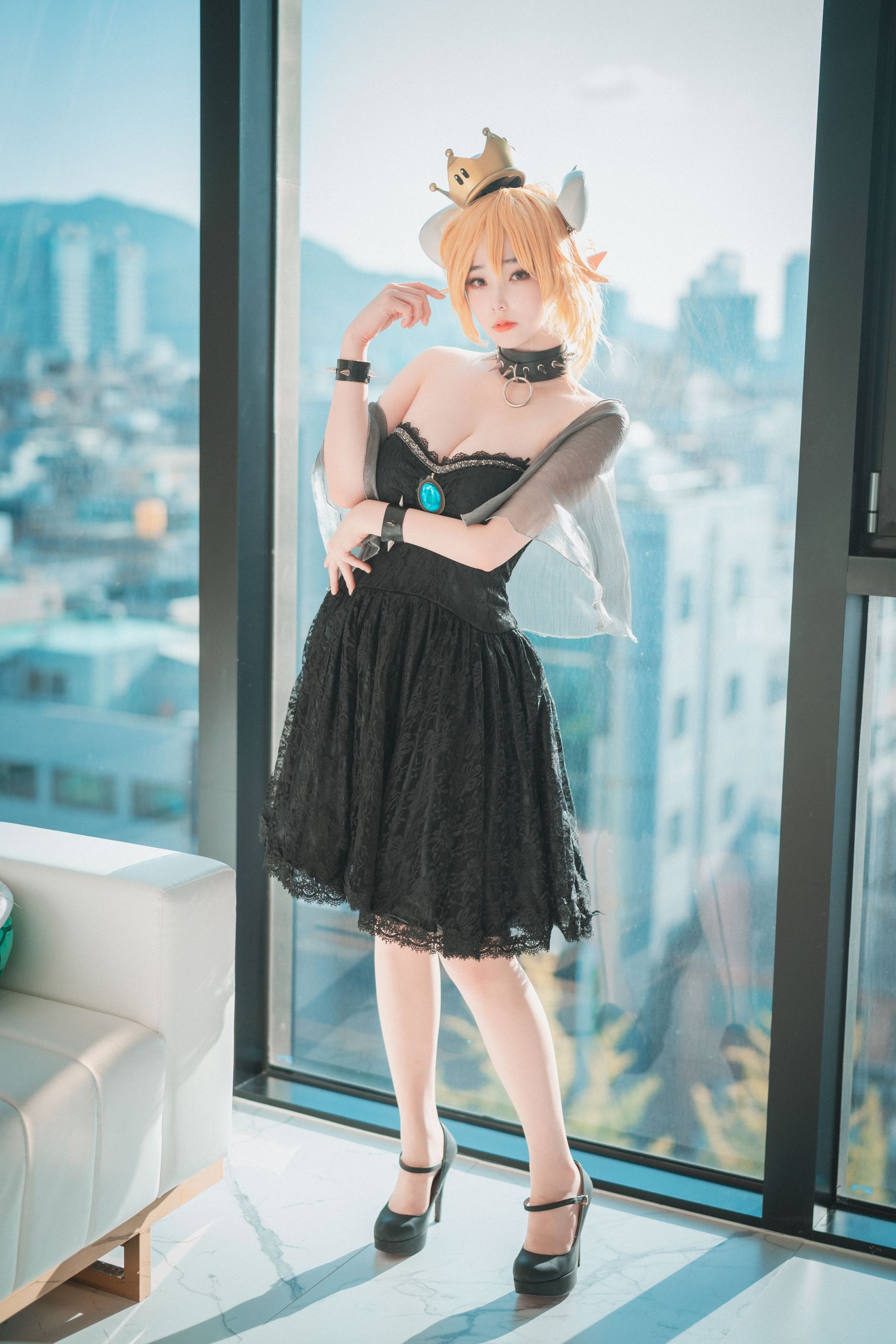 BamBi - Halloween with Bowsette 写真套图-图20