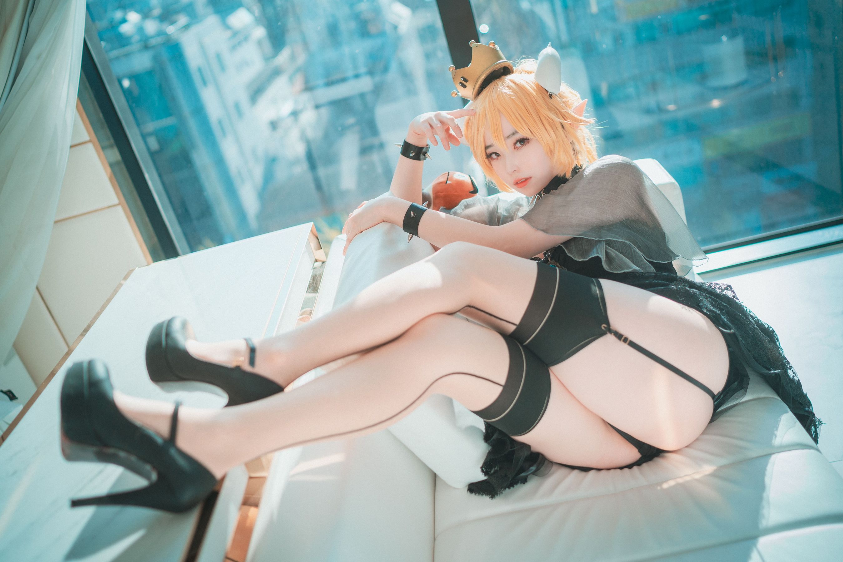BamBi - Halloween with Bowsette 写真套图-图26