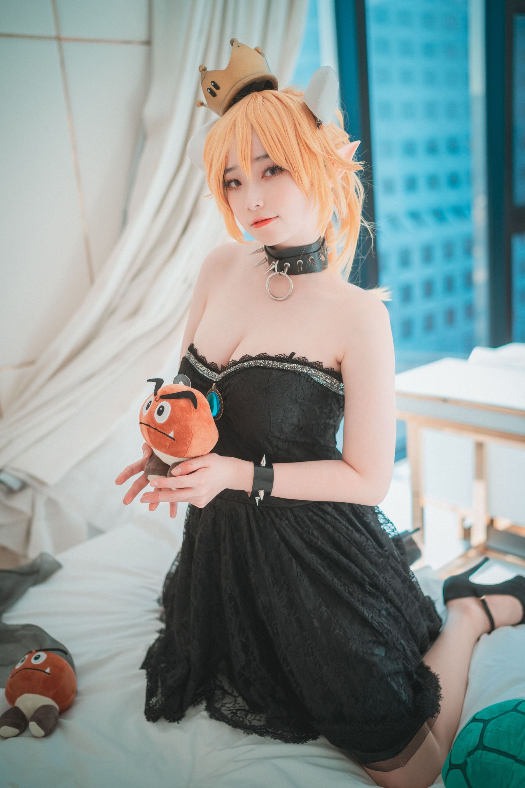 BamBi - Halloween with Bowsette 写真套图-图5