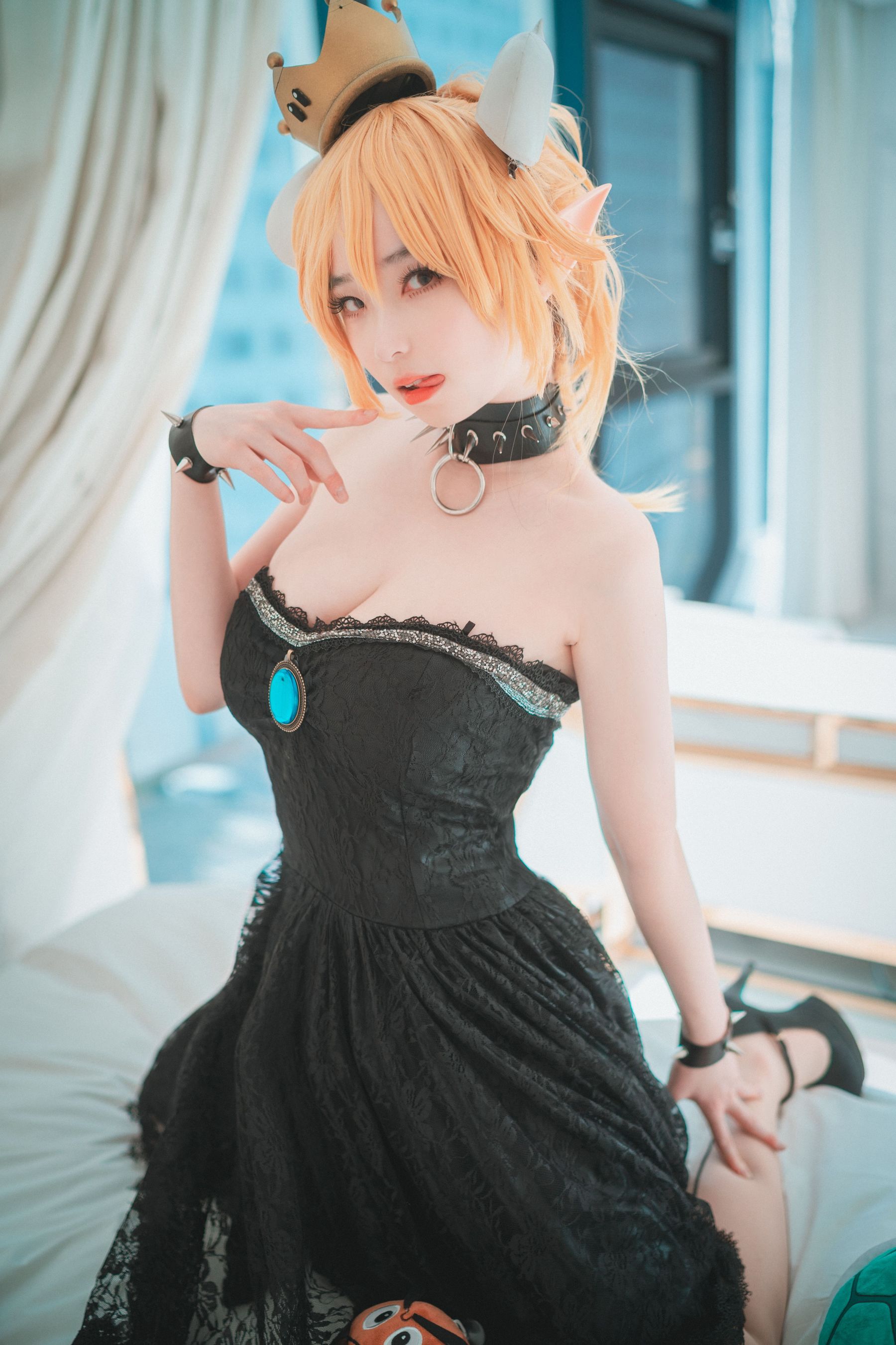BamBi - Halloween with Bowsette 写真套图-图6